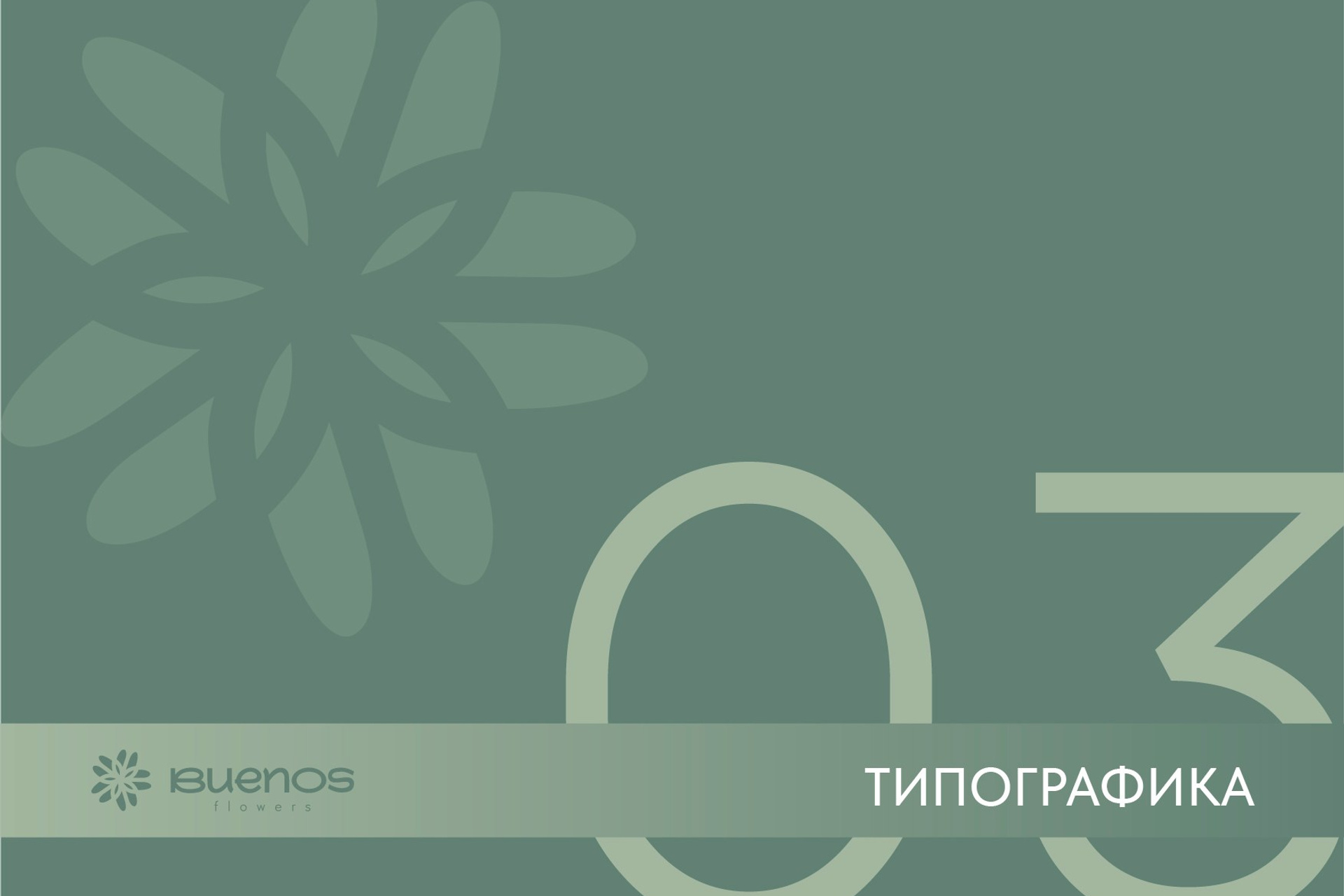 BUENOS FLOWERS / Доставка цветов. ANNSOUL — графический и brand — дизайнер