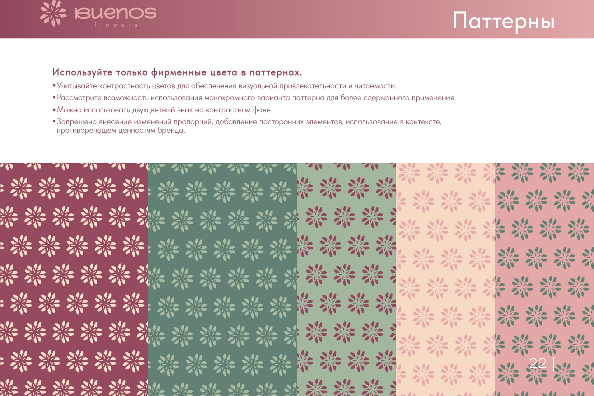 BUENOS FLOWERS / Доставка цветов. ANNSOUL — графический и brand — дизайнер