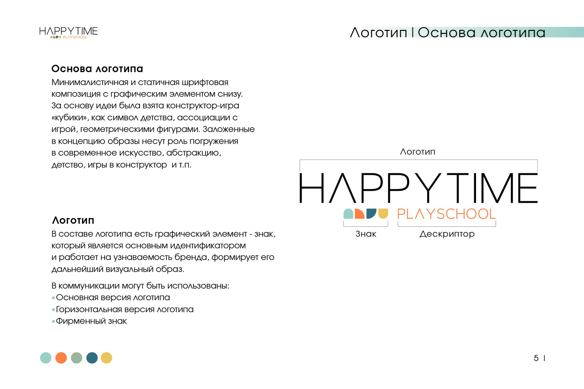 HAPPY TIME / Детский сад и Начальная школа. ANNSOUL — графический и brand — дизайнер