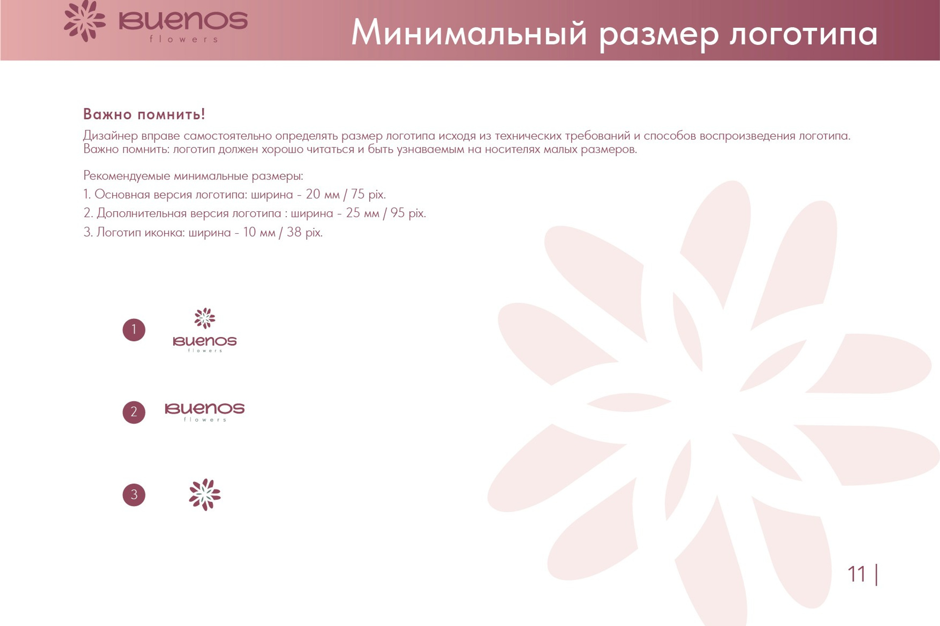 BUENOS FLOWERS / Доставка цветов. ANNSOUL — графический и brand — дизайнер