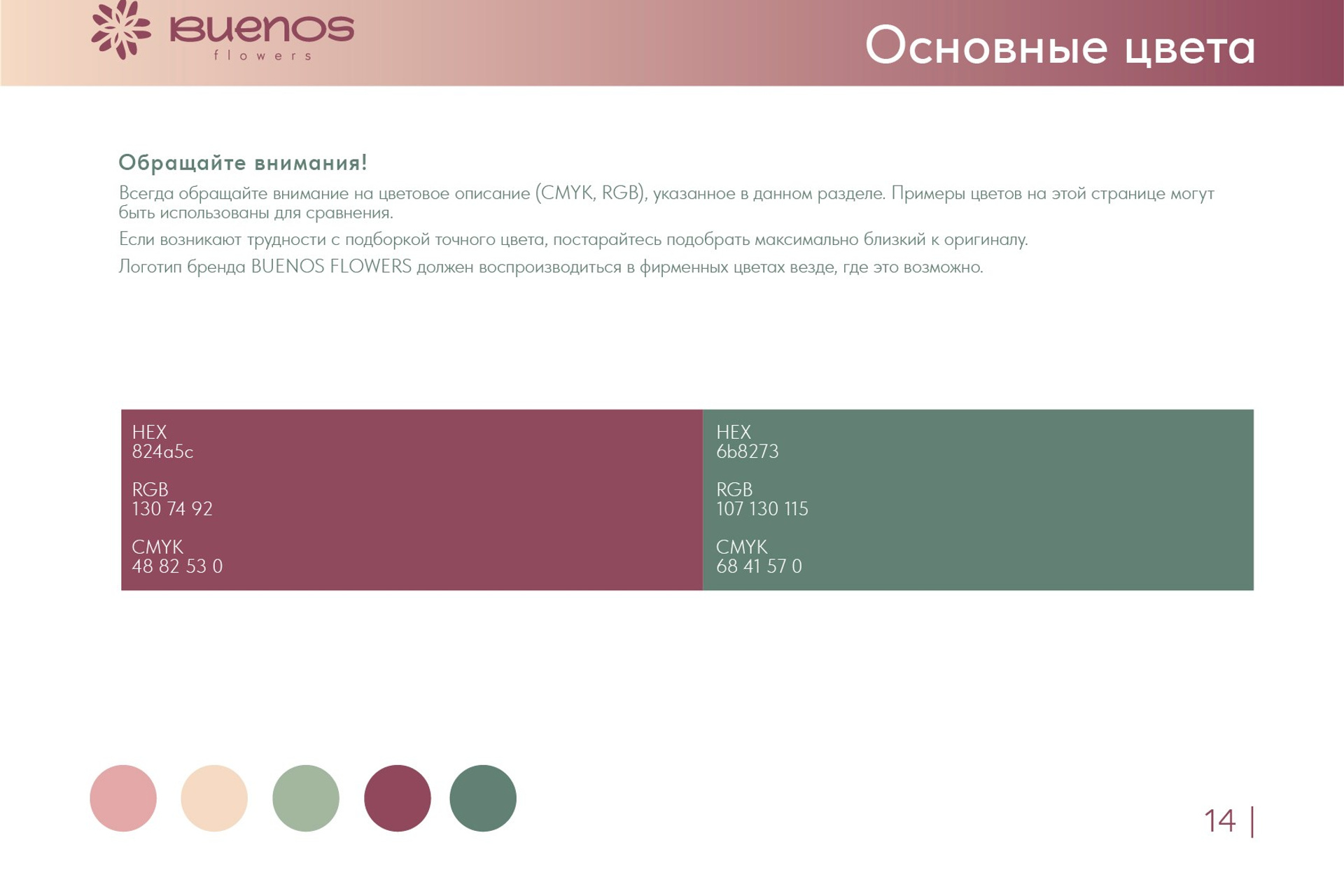 BUENOS FLOWERS / Доставка цветов. ANNSOUL — графический и brand — дизайнер