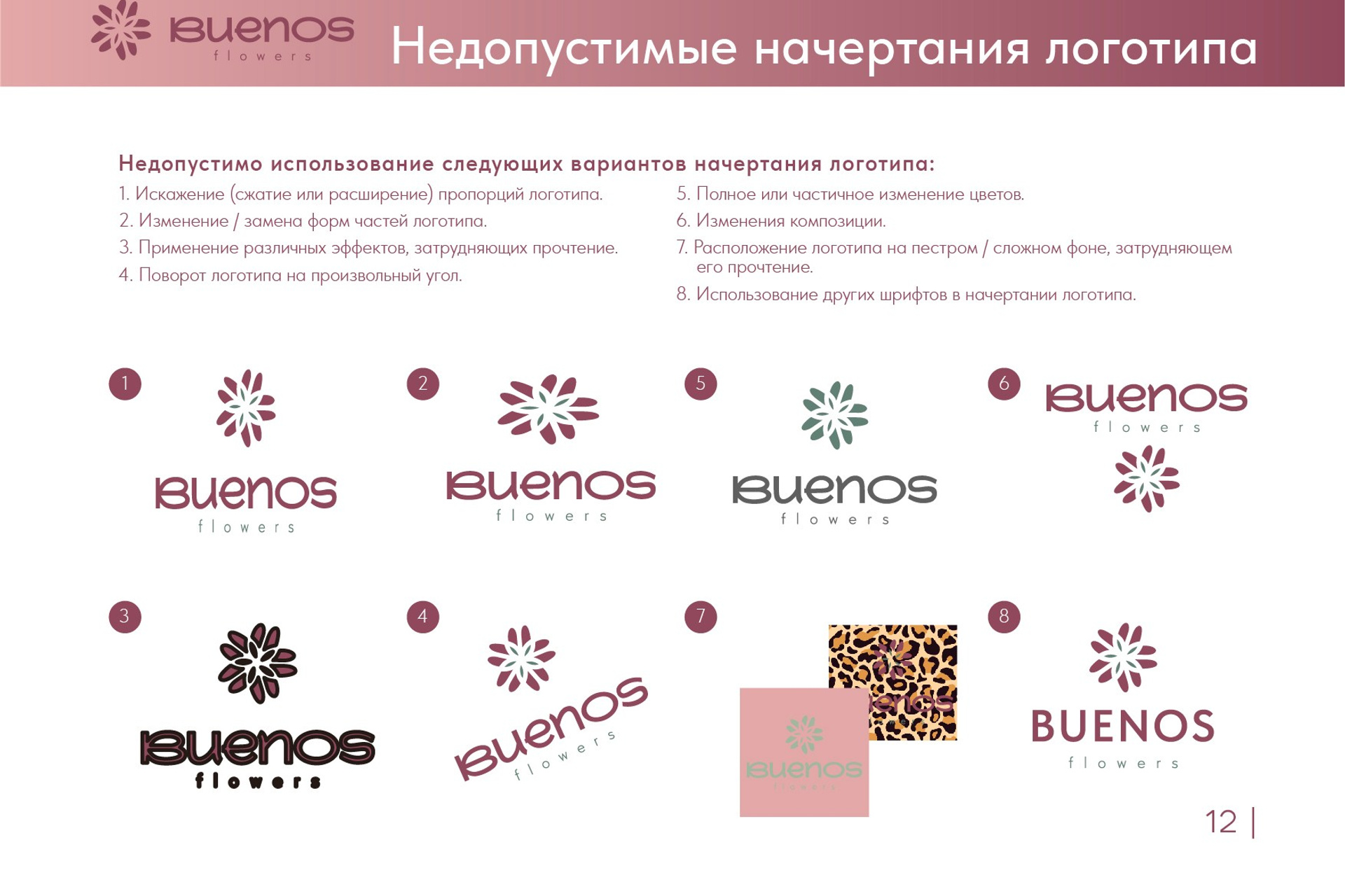BUENOS FLOWERS / Доставка цветов. ANNSOUL — графический и brand — дизайнер