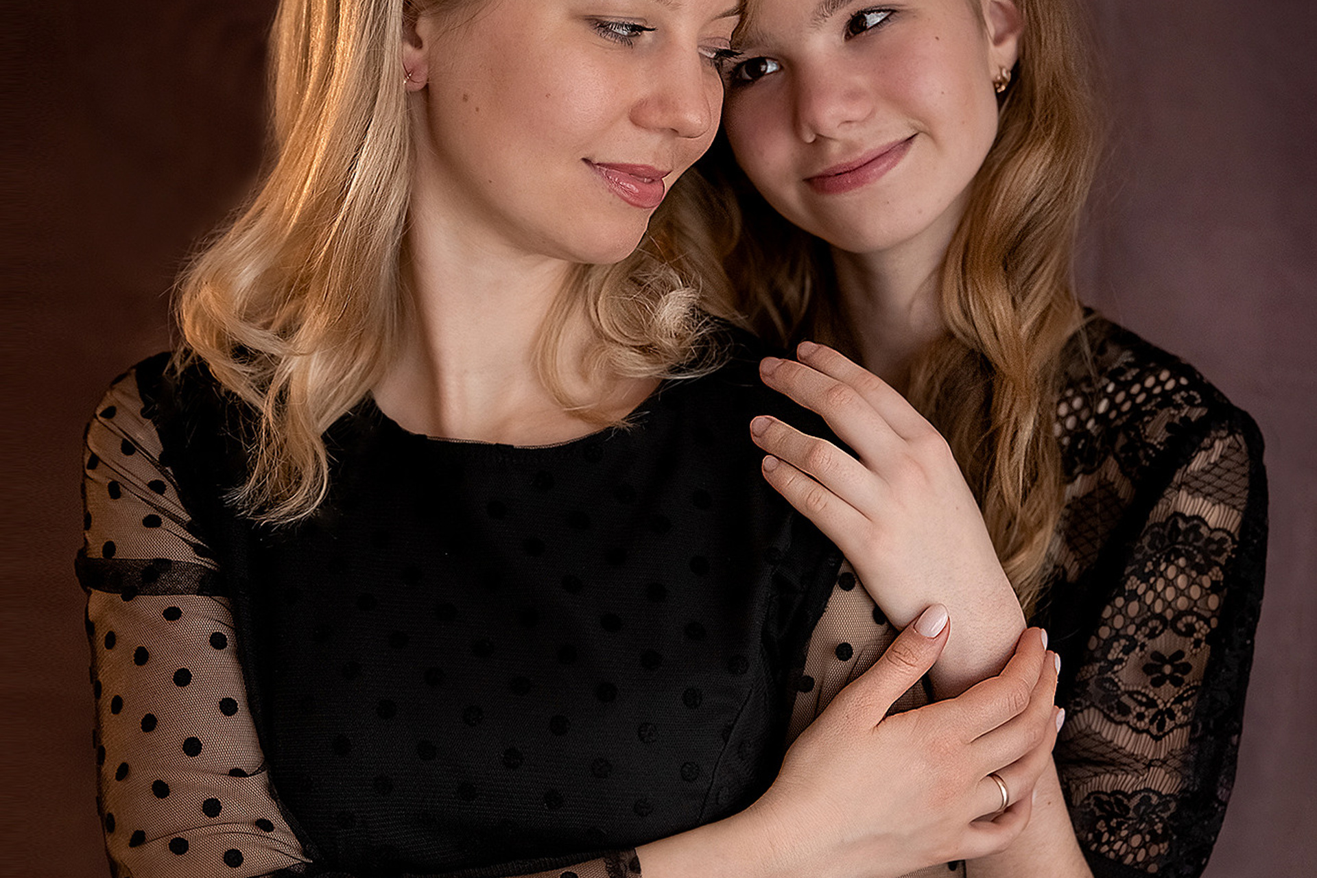 Анна и Даша, домашняя фотосессия