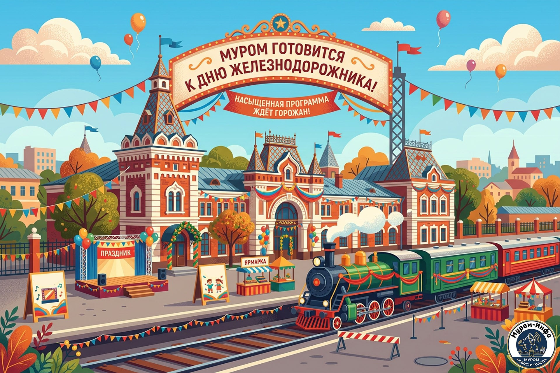 День города Мурома — 2026: «Силачи и калачи»!. Новости Мурома. Муром-Инфо