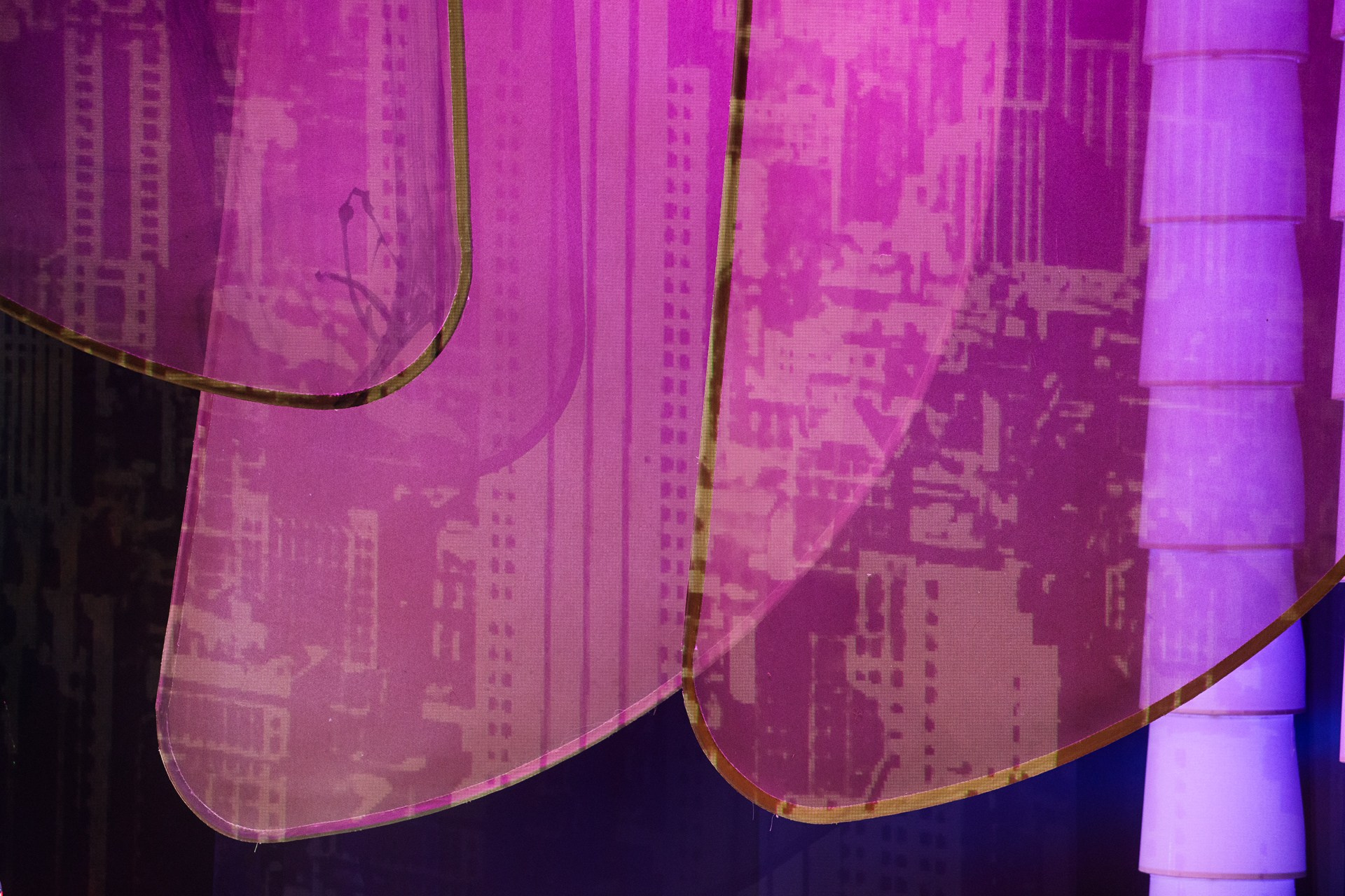 Декорации для оперы «Мадам Баттерфляй» | Геликон Опера. История занавеса. Превращаем идею в технологию