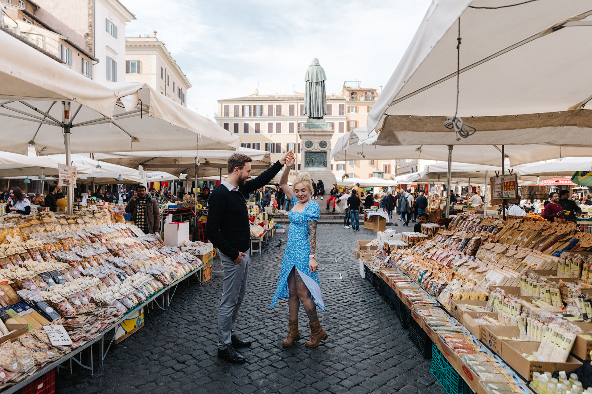 Julia and Vasily in Rome
