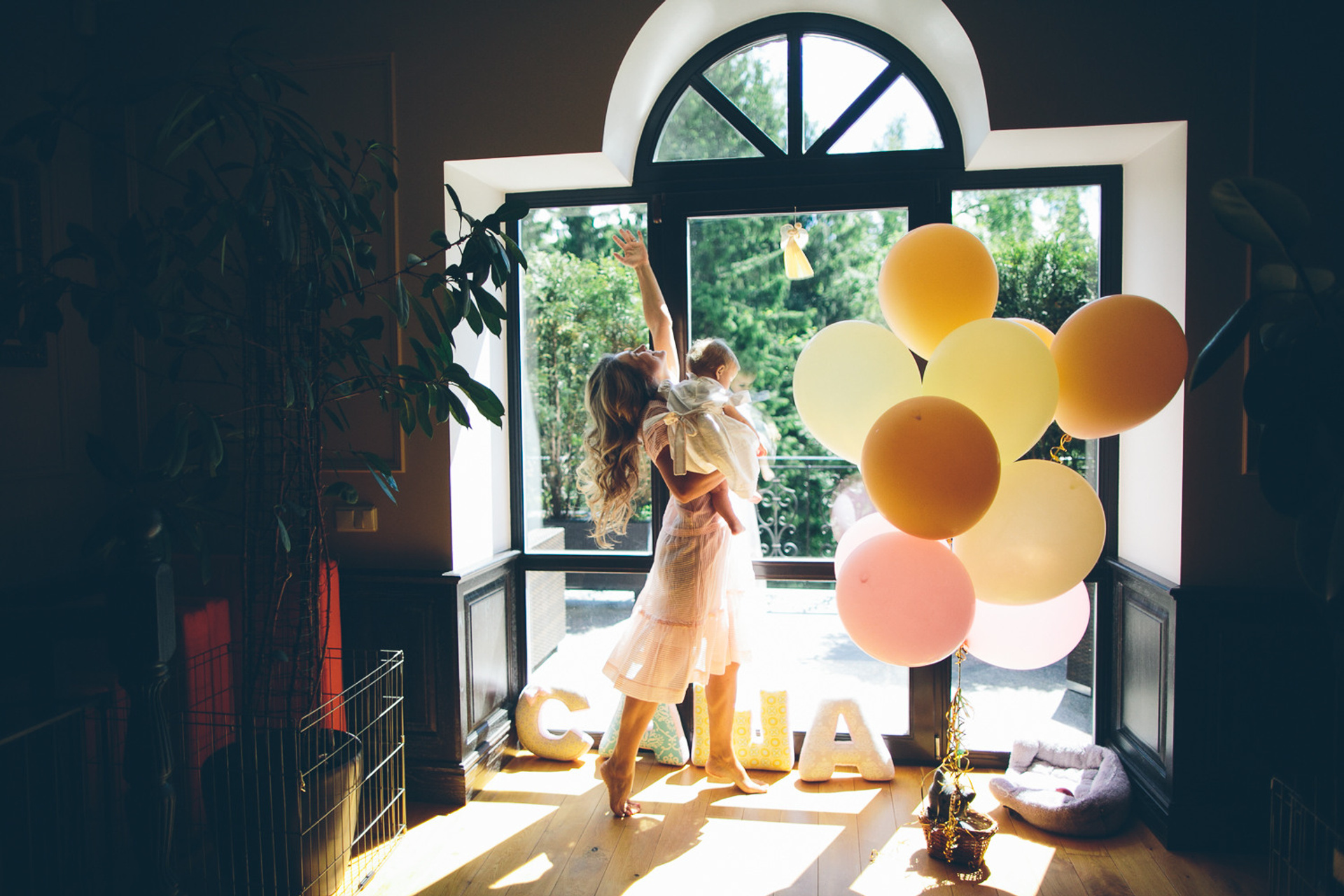 Саше 1 год, День рождения дома