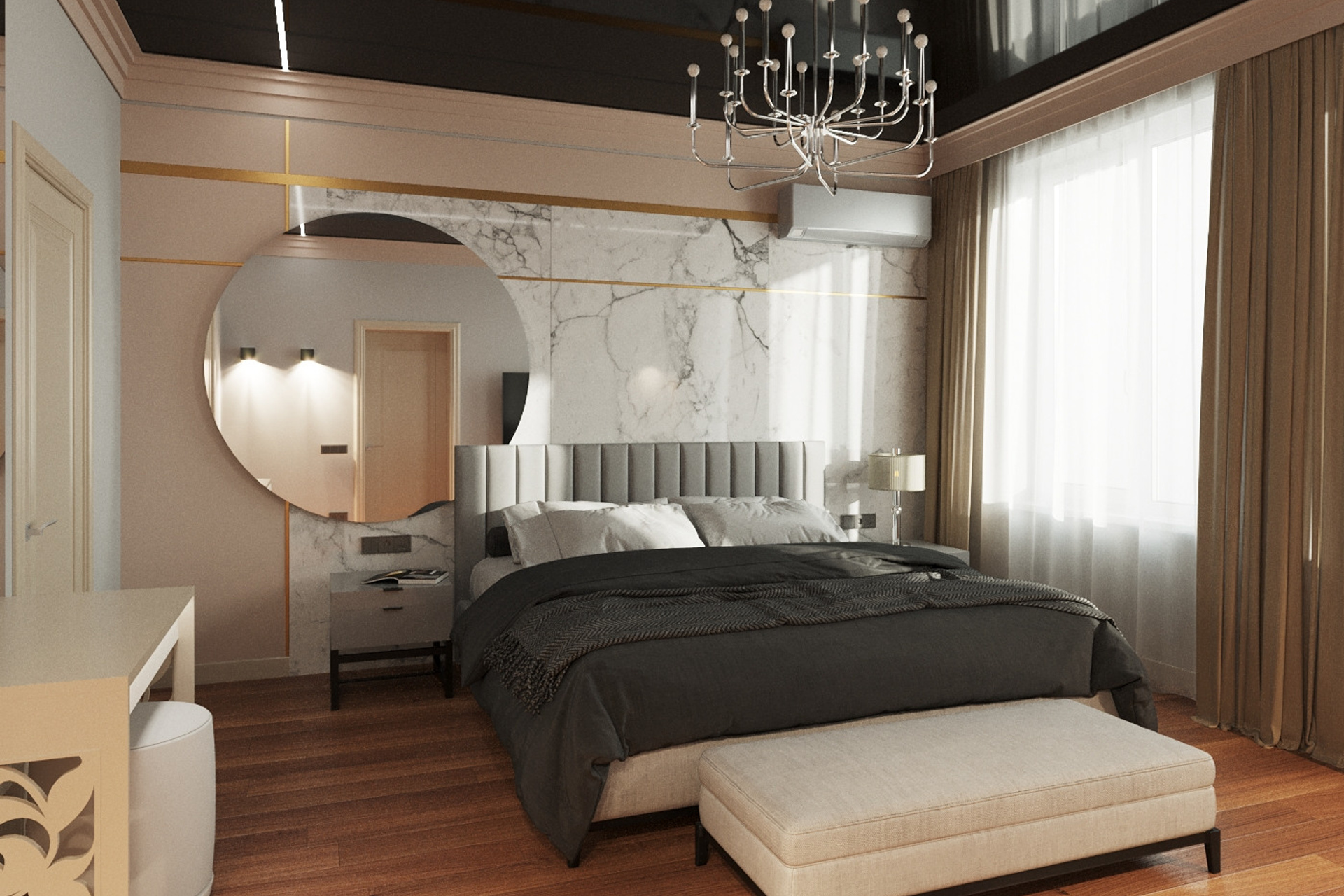 Выбор колорита. Спальня.