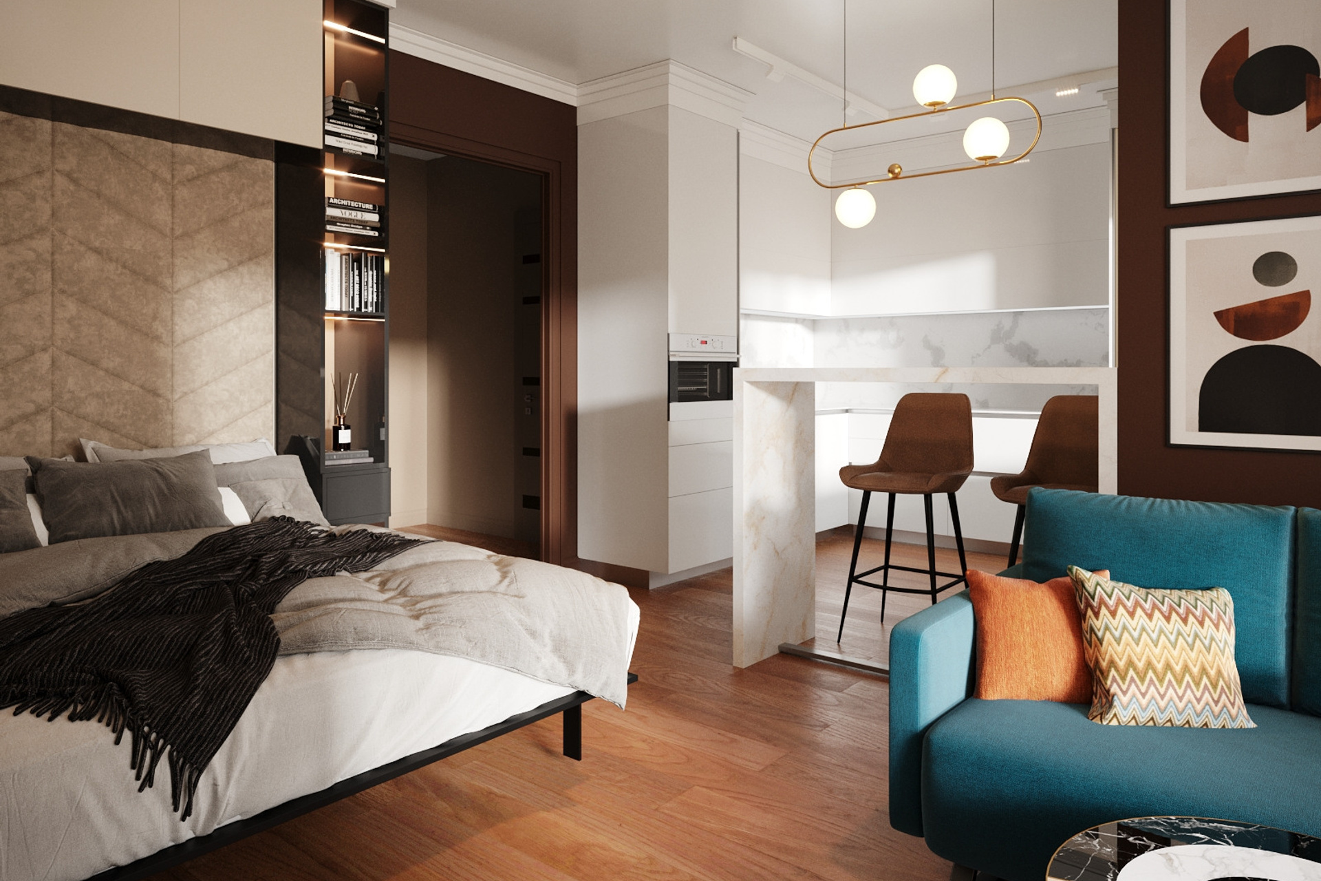 Миниатюрная квартира в Москве