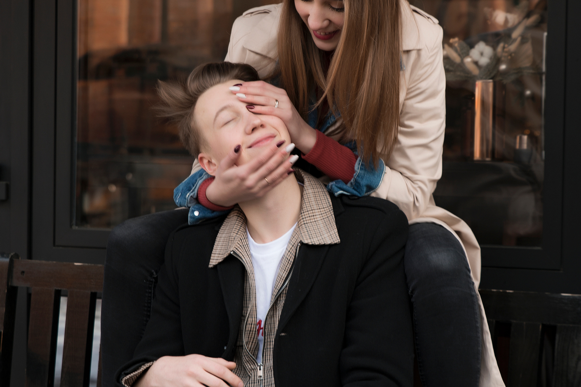 Полина и Артем