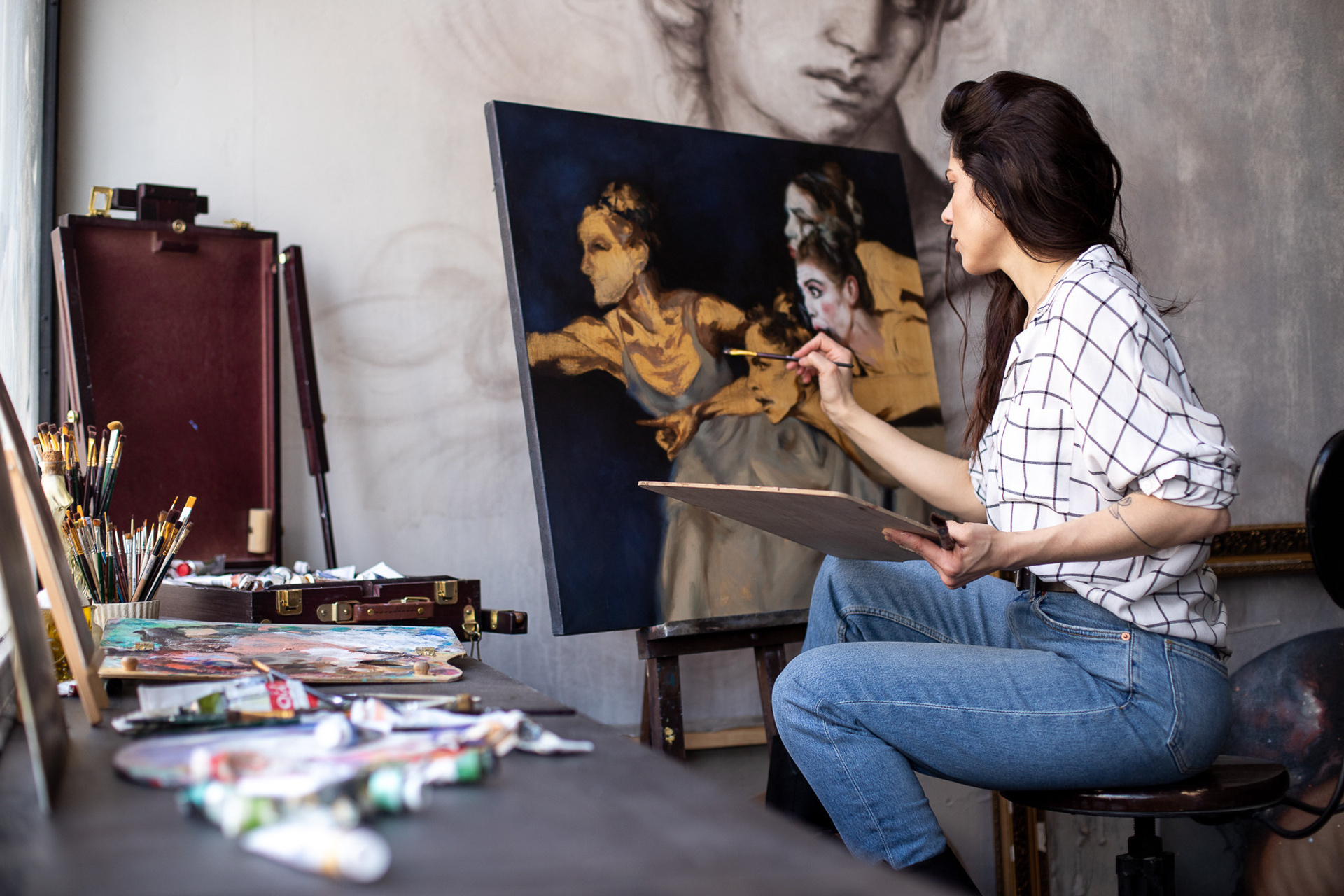 Эльмира. Фотосессия в мастерской