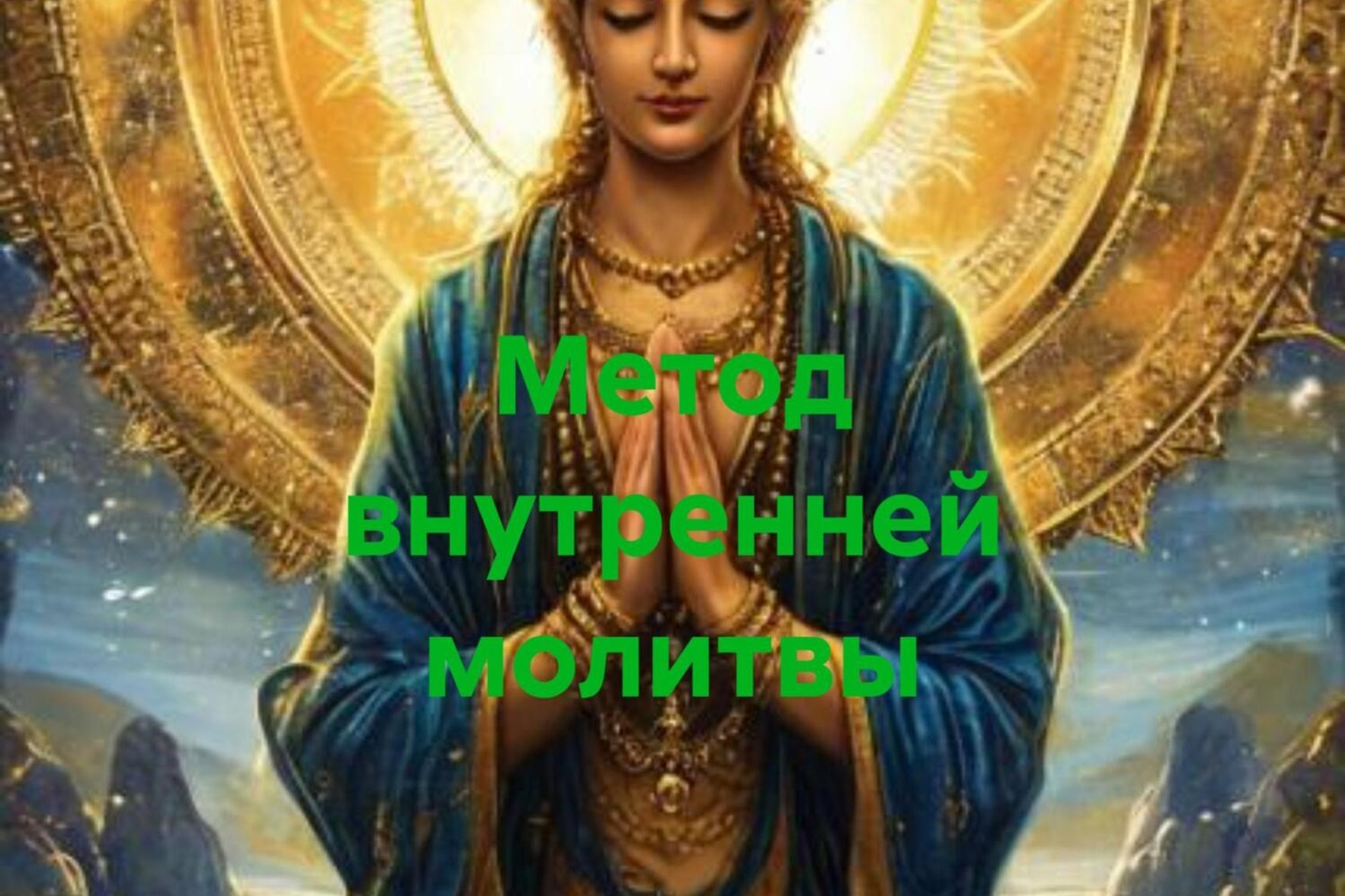 Creating a Mental Helper for Cleansing: a Meditation Practice