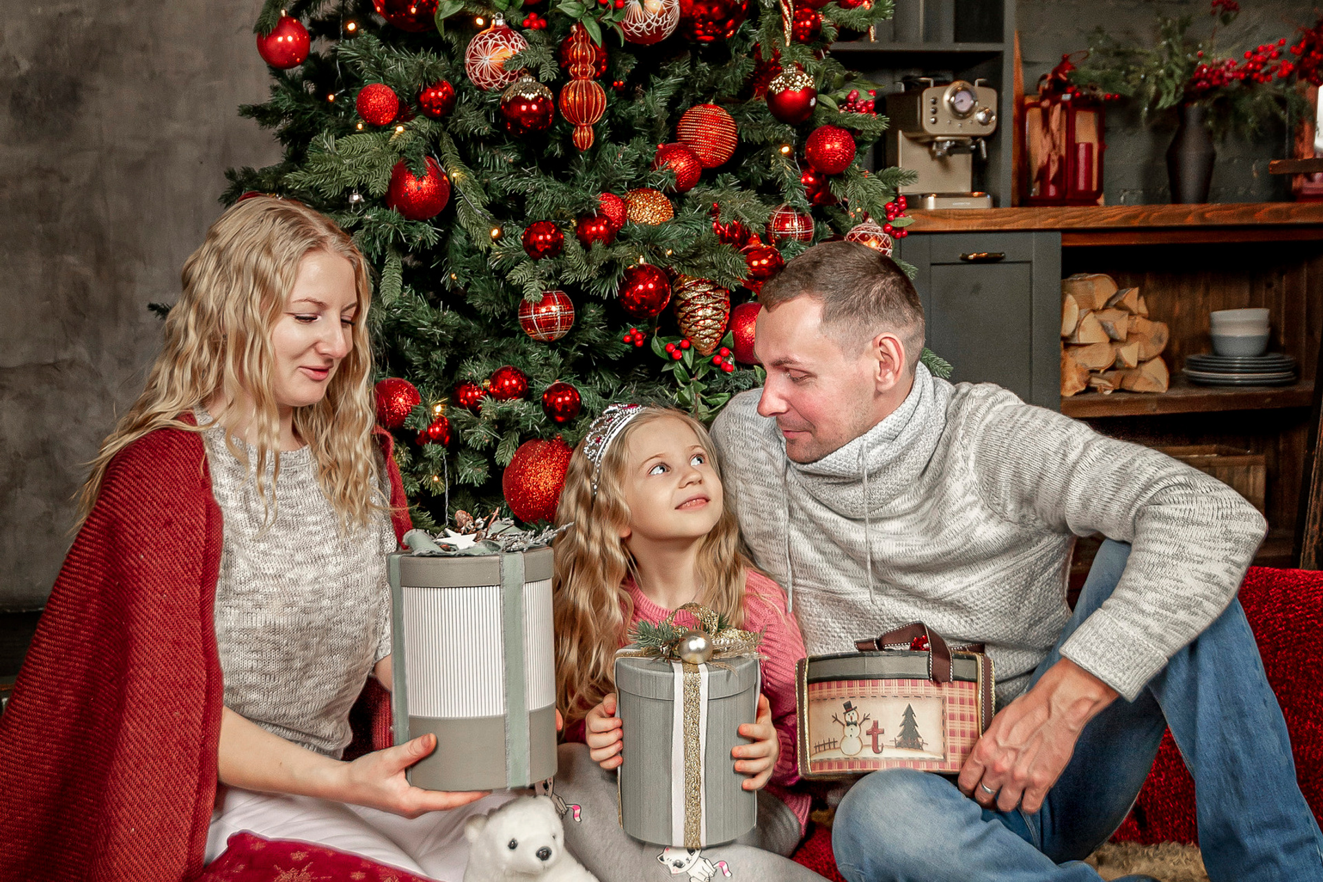 Новогодняя семейная фотосессия