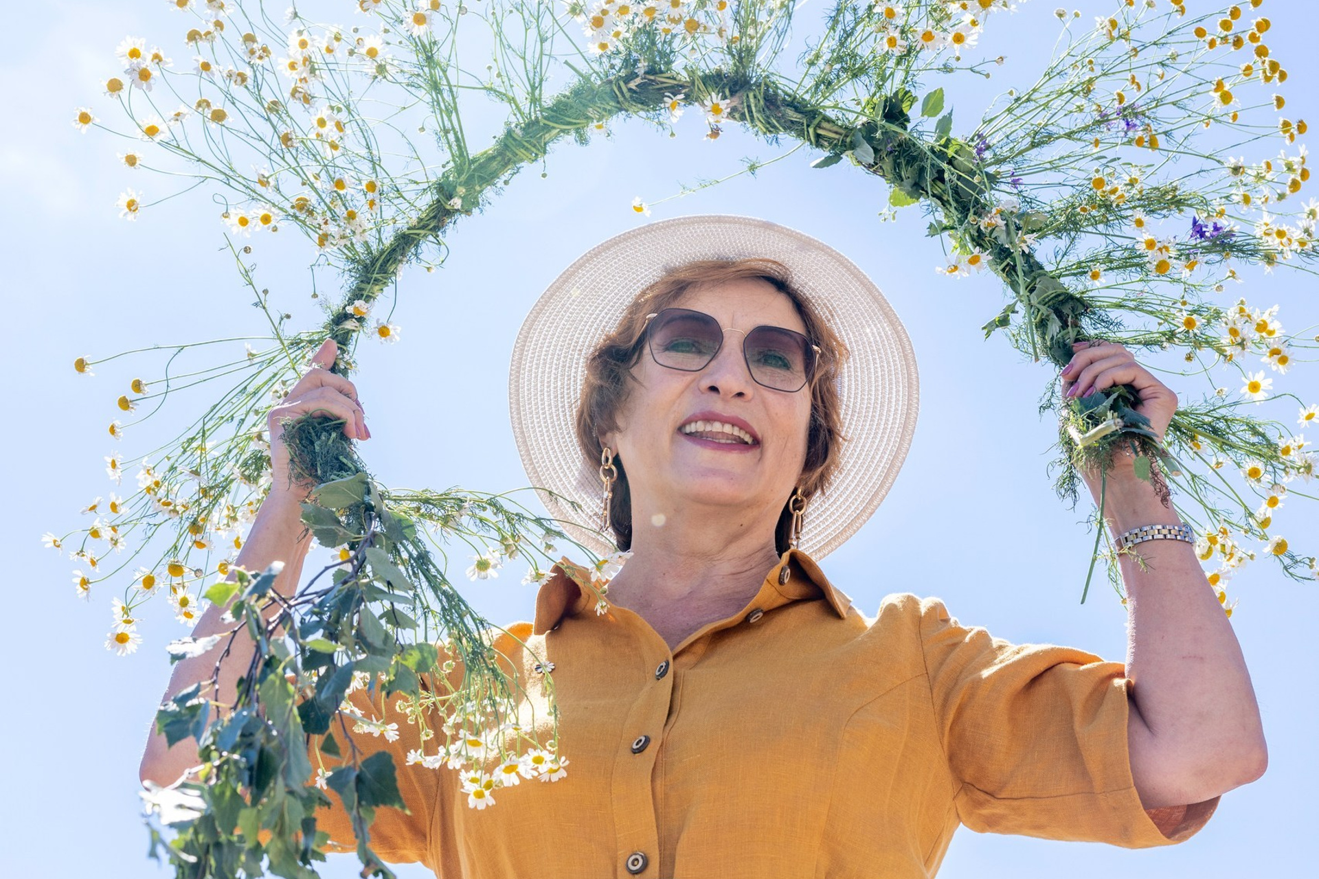 Фестиваль «Ромашковый хоровод». Северная ходьба.