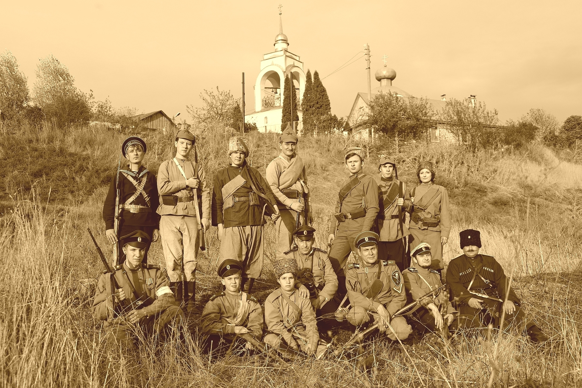 Стилизованная портретная фотосъемка. Репортаж. «Революция».