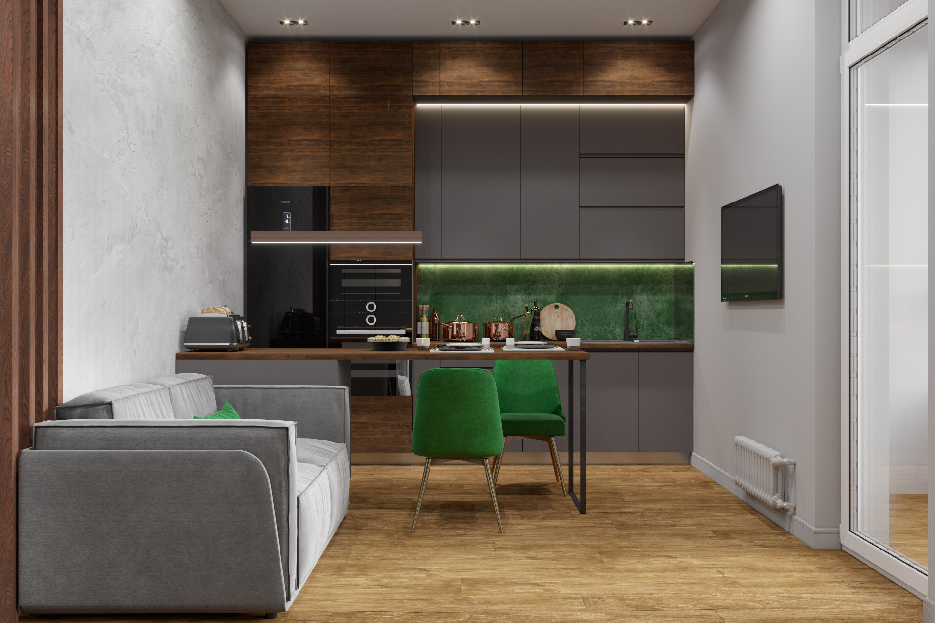 Студия в стиле лофт в центре Москвы