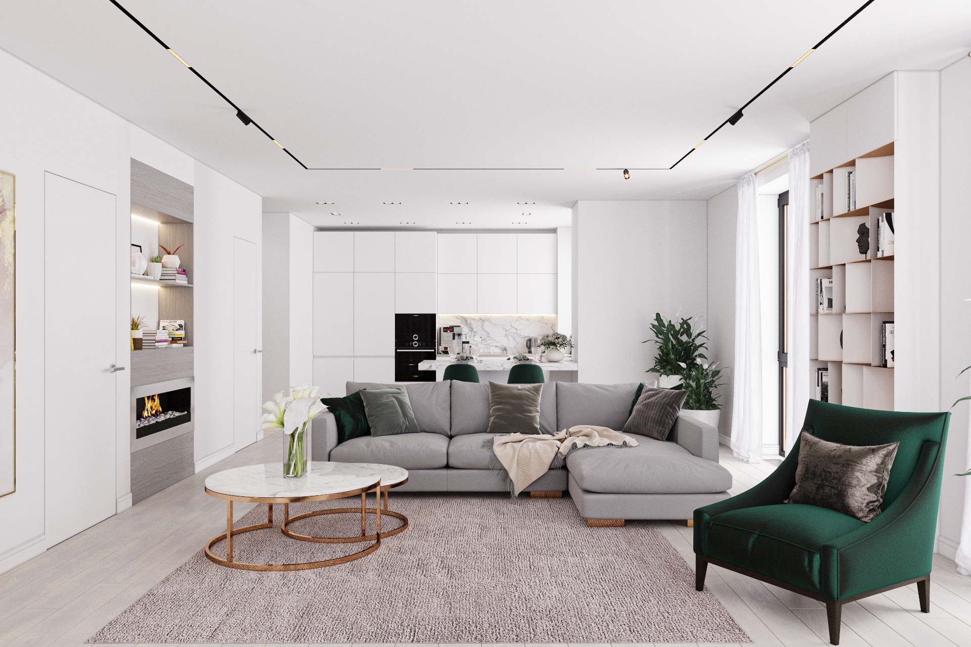 Атмосферная квартира с панорамными окнами, г. Москва