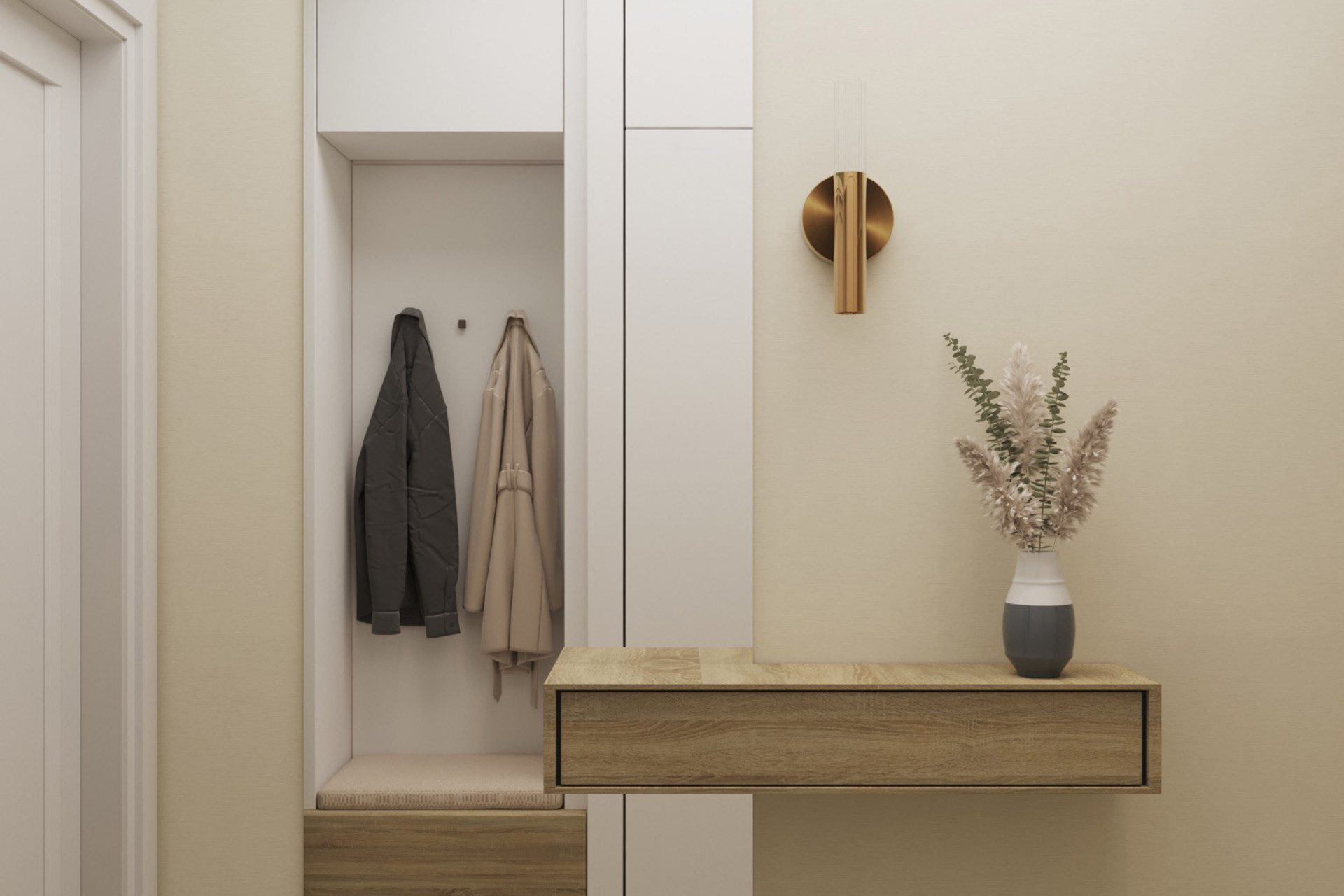 «Парящая» нежная квартира для очаровательной бизнес леди и ее деток