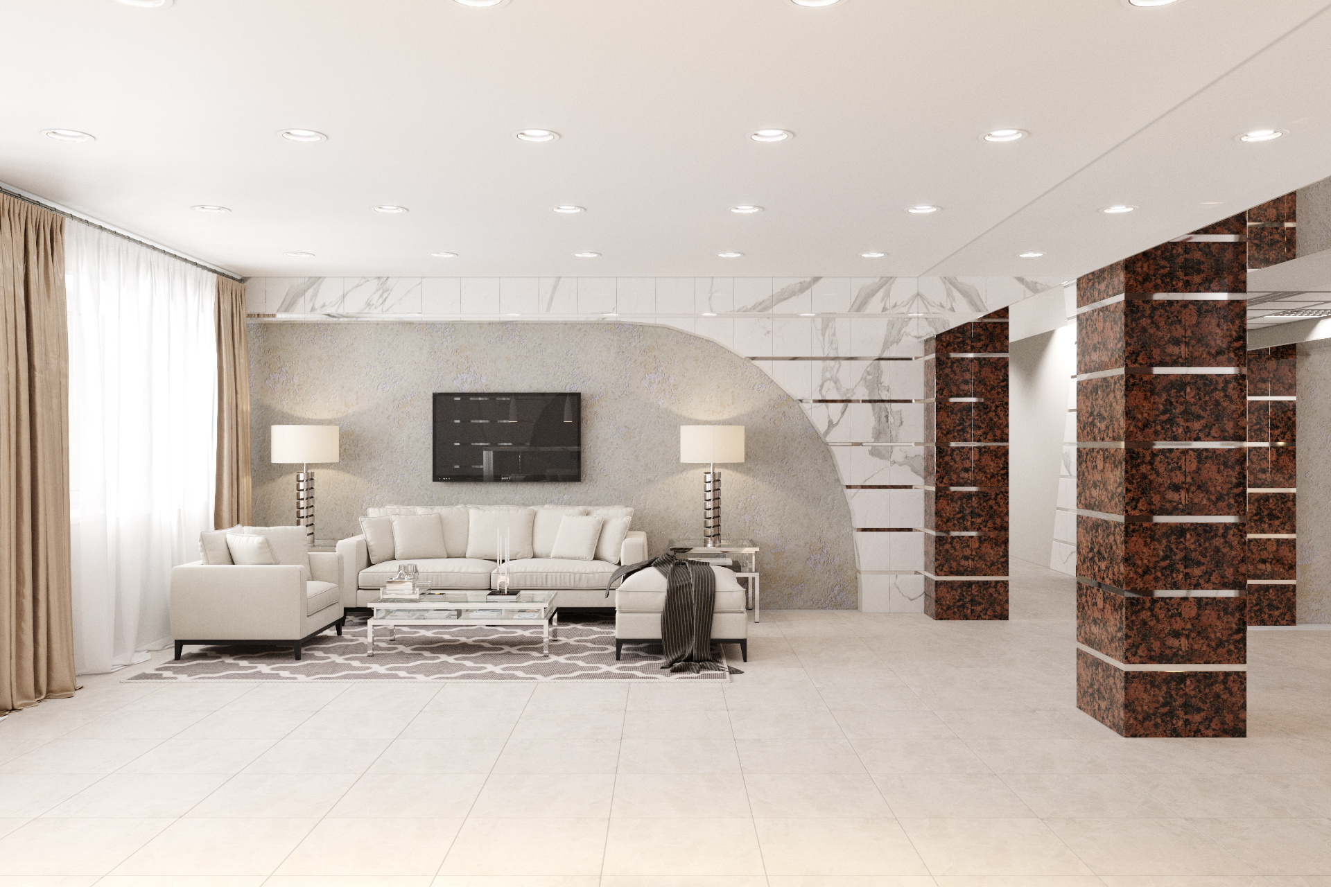 Холл гостиницы