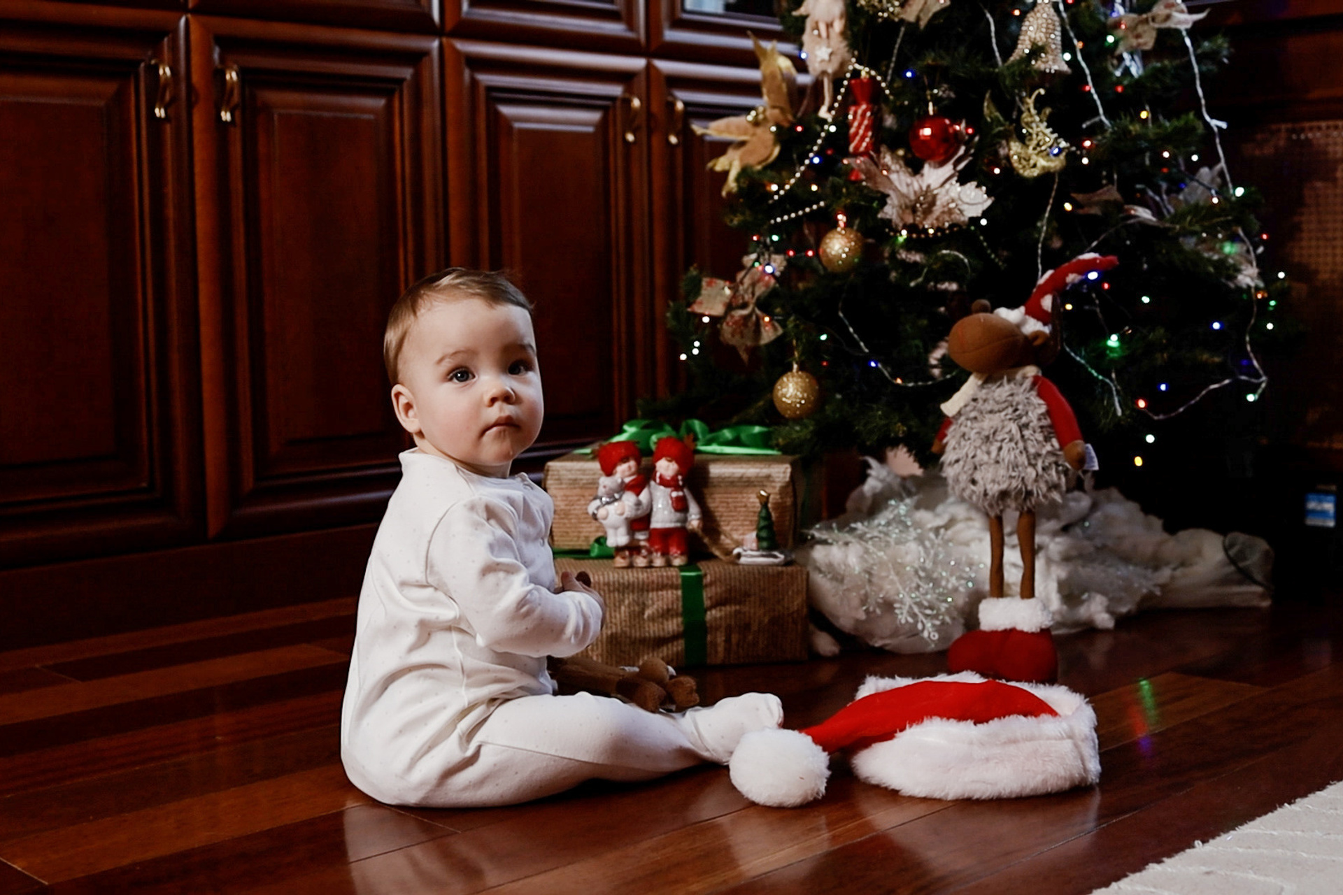 Как Лёва встречал свой первый новый год.