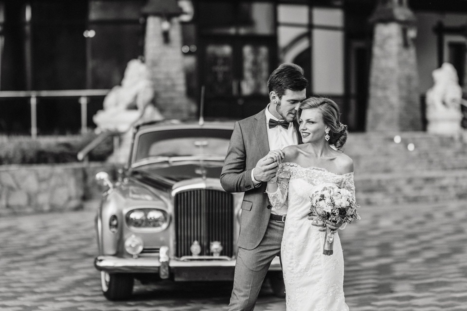 Wedding in the style of the 60s