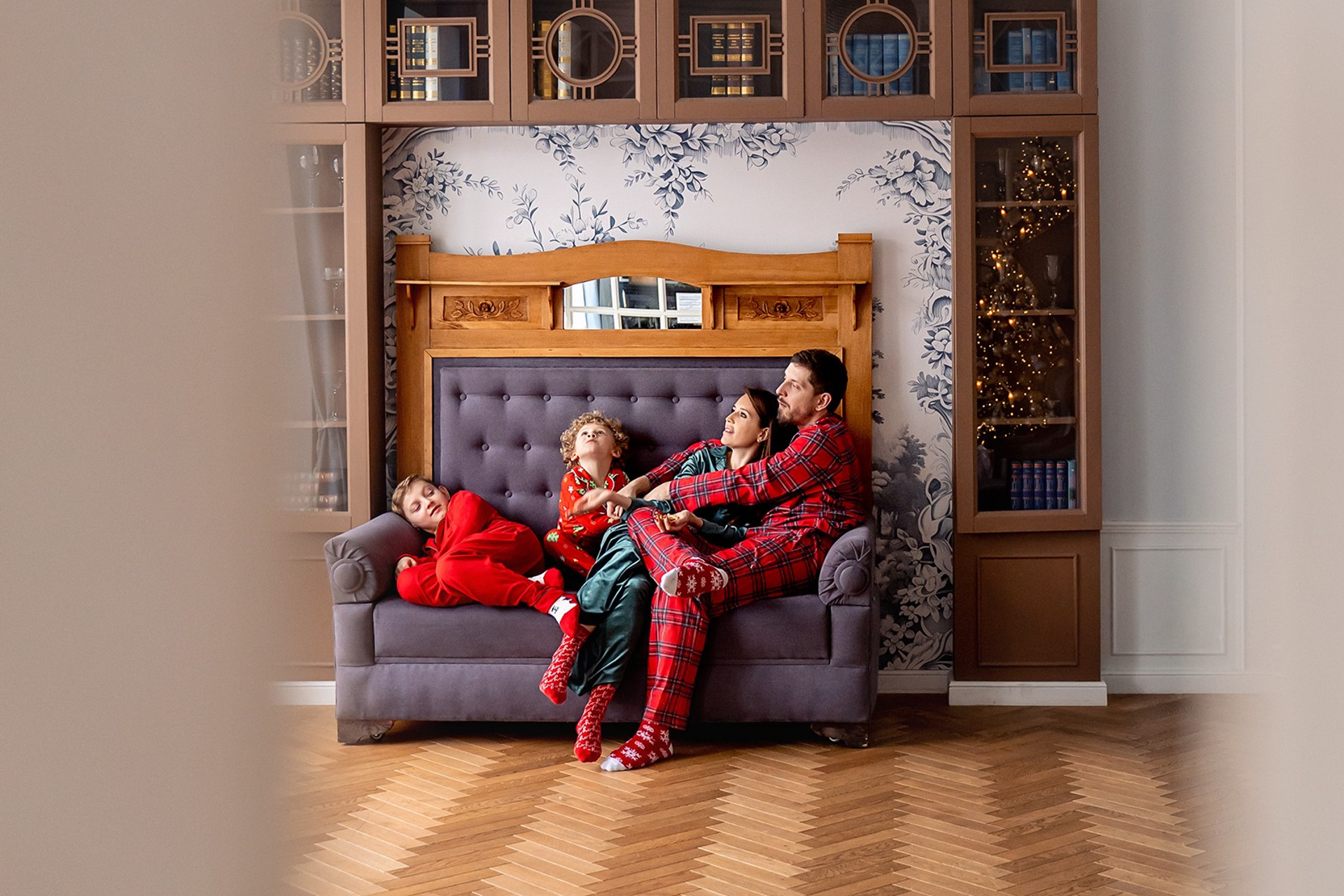 Новогодняя семейная фотосессия