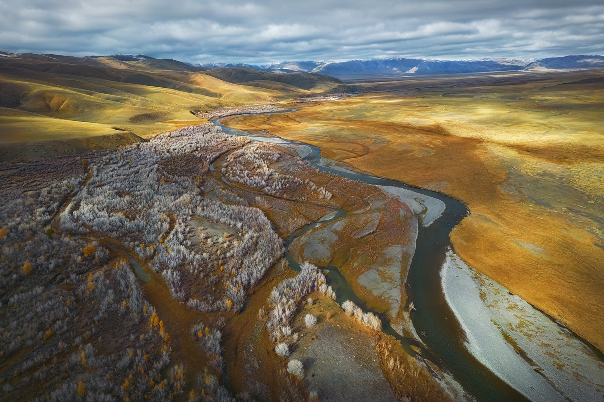 Сибирь с высоты птичьего полёта
