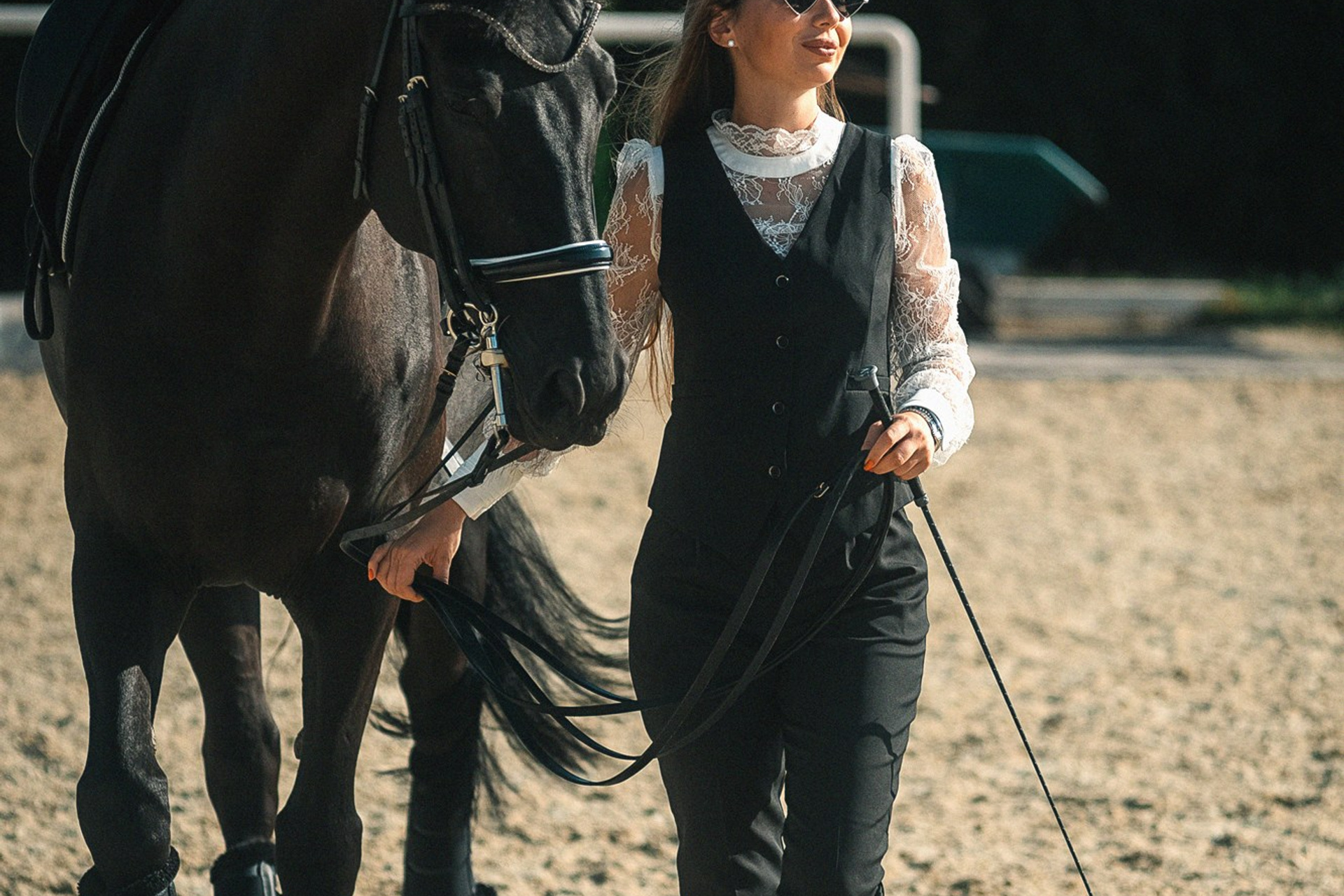 Съёмки с лошадьми