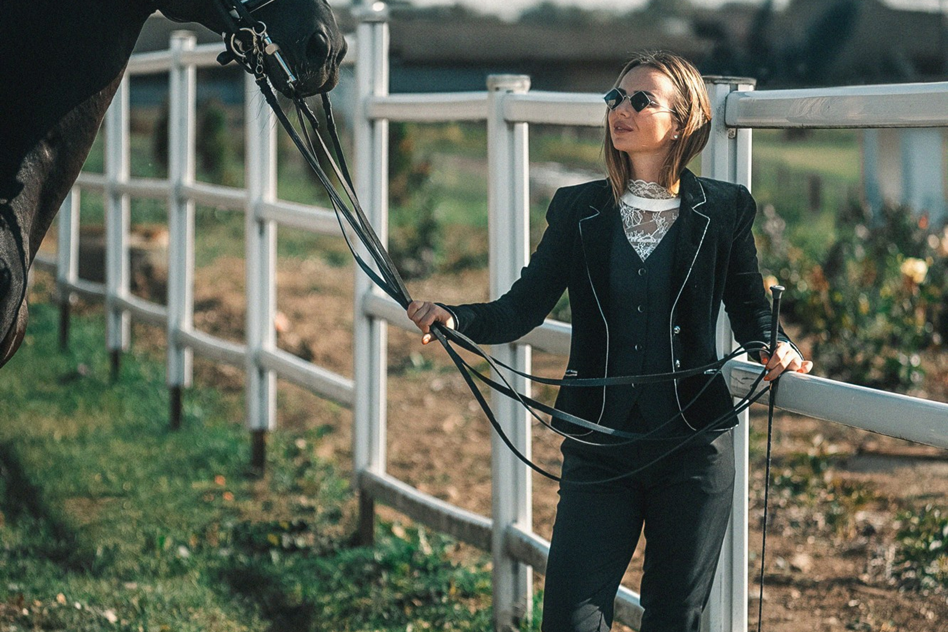 Съёмки с лошадьми