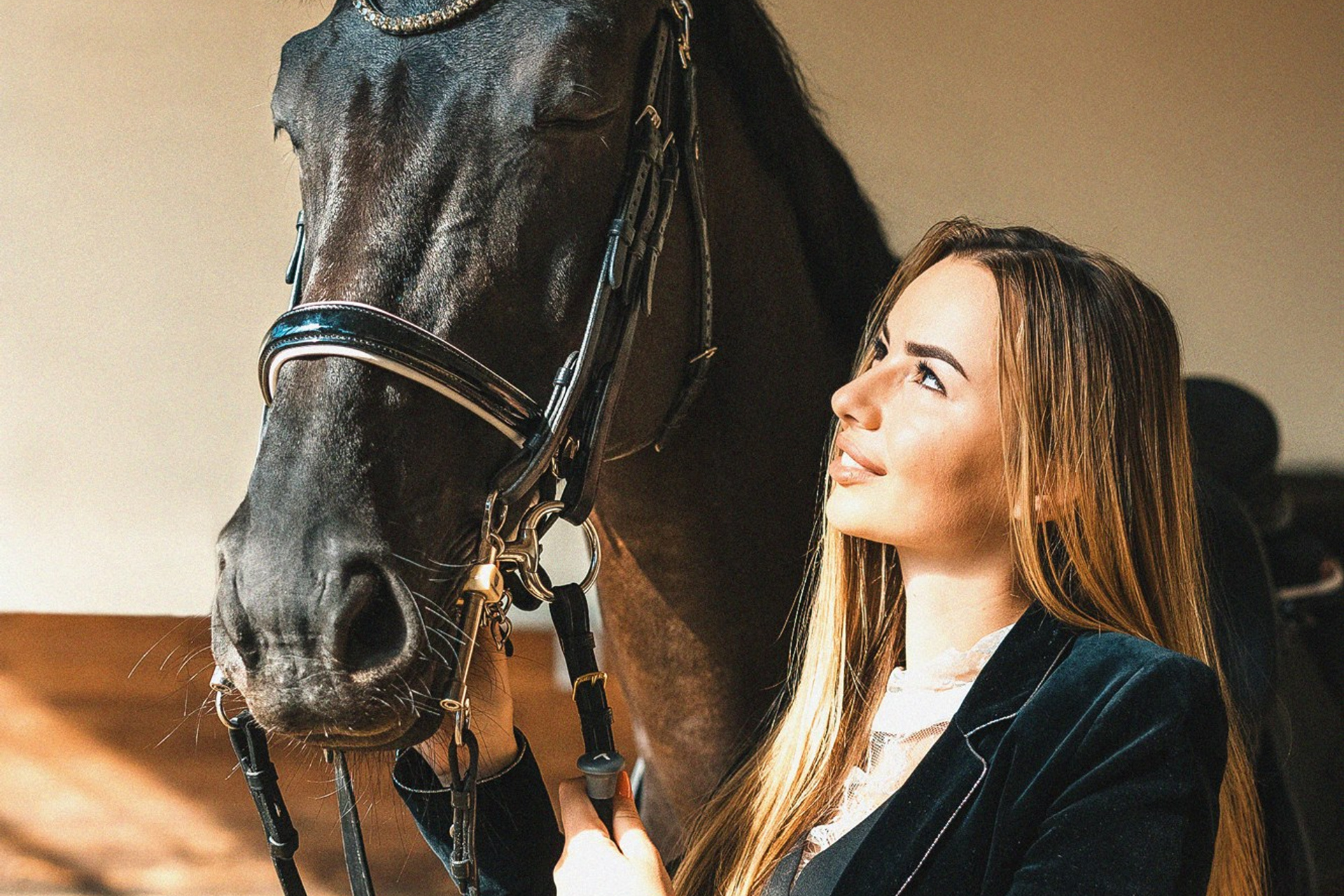 Съёмки с лошадьми