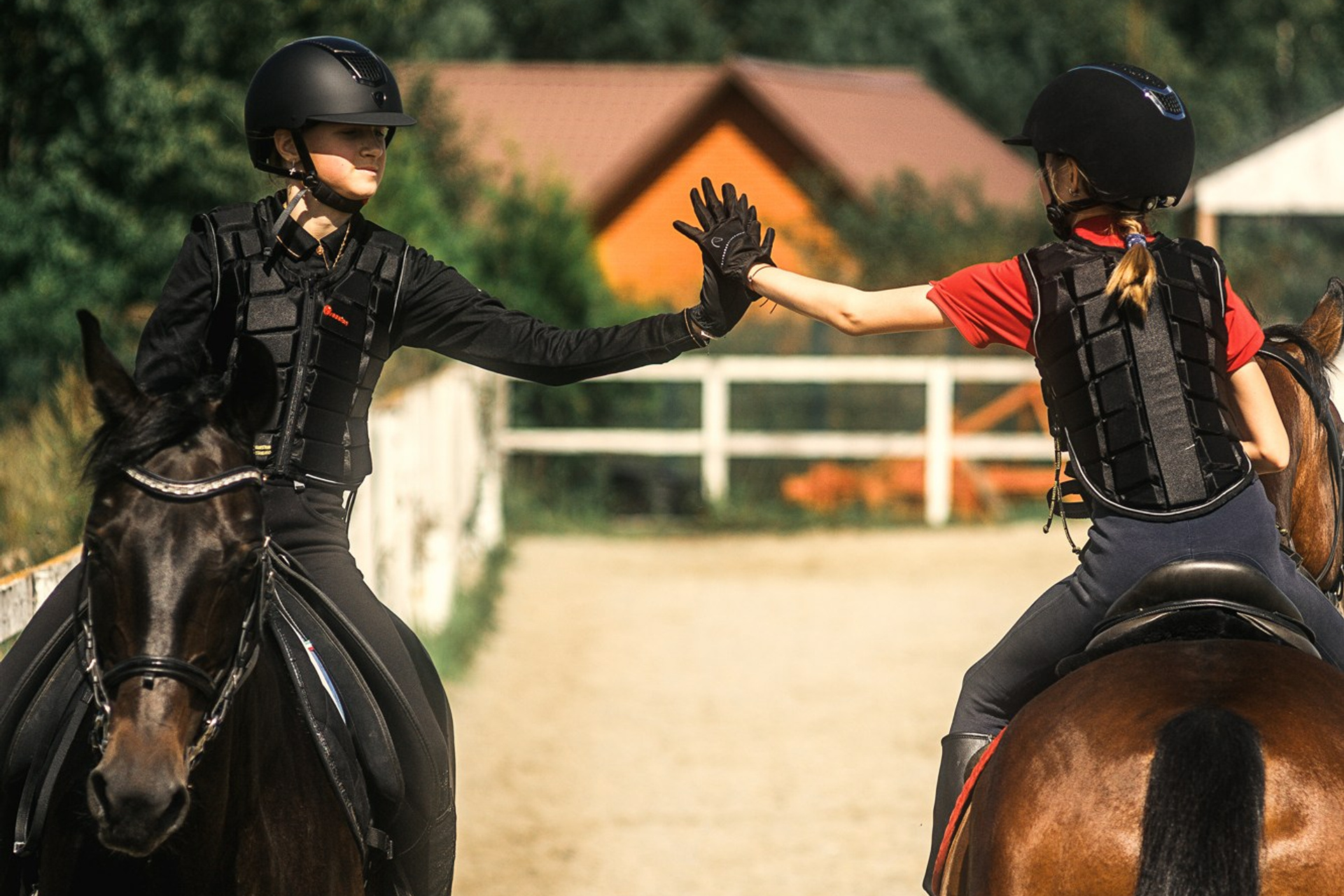 Съёмки с лошадьми