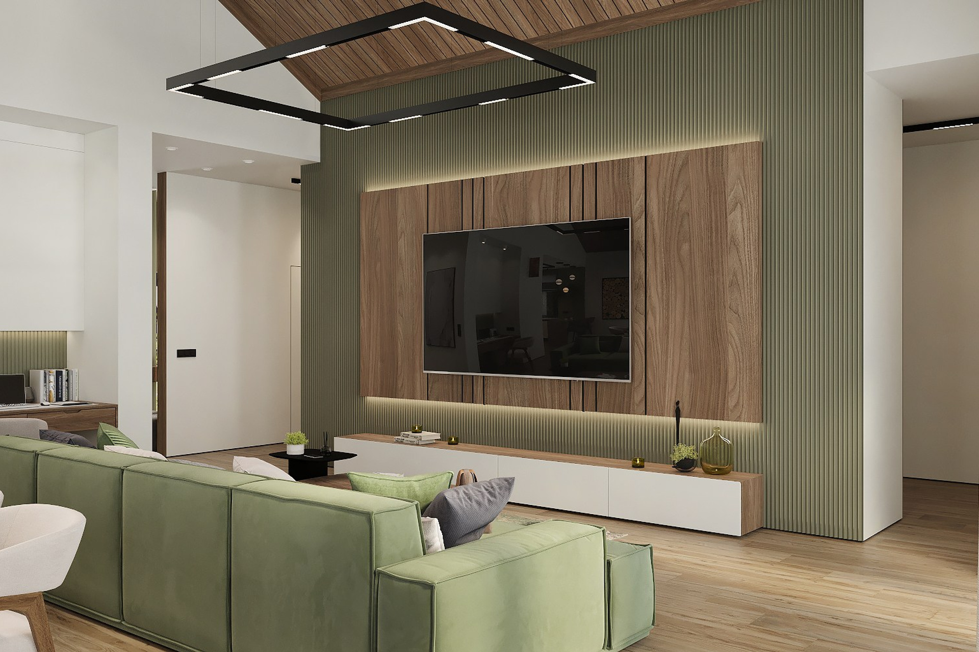 Дизайн-проект загородного частного дома в Ленинграской области