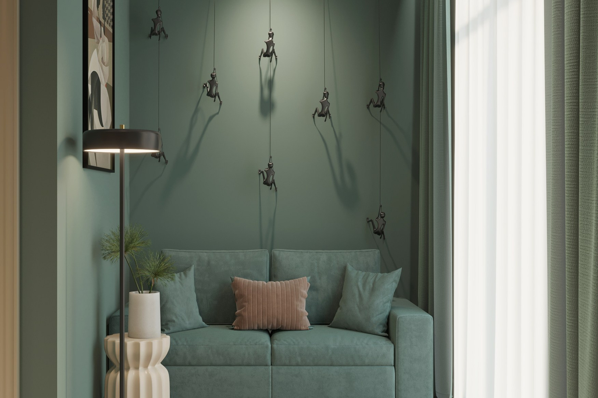 Hotel Room 3D Visualization — Comfort and Elegance. 3D INTERIOR AND ARCHITECTURE VISUALIZATION