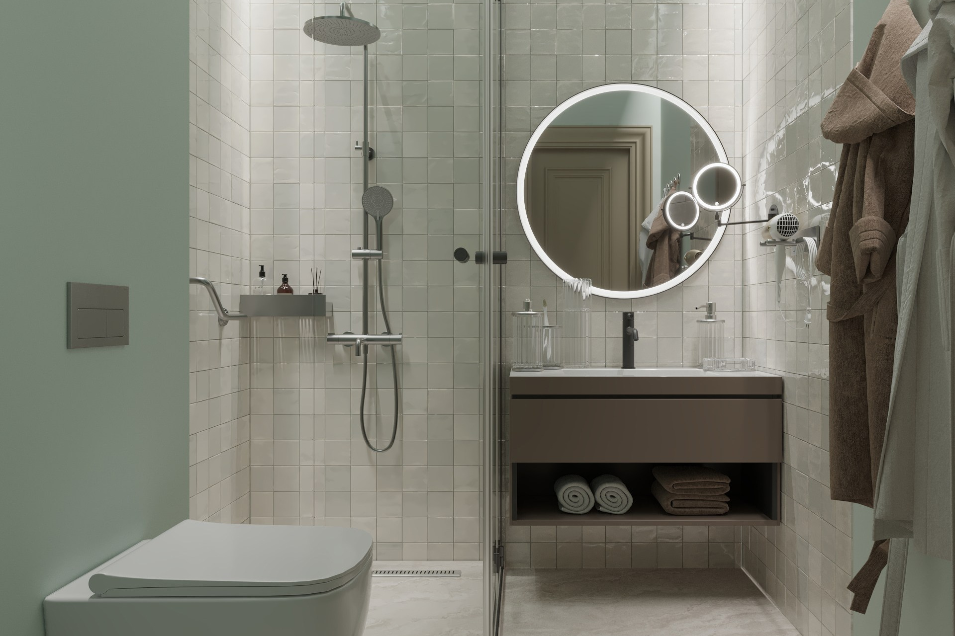 Hotel Room 3D Visualization — Comfort and Elegance. 3D INTERIOR AND ARCHITECTURE VISUALIZATION