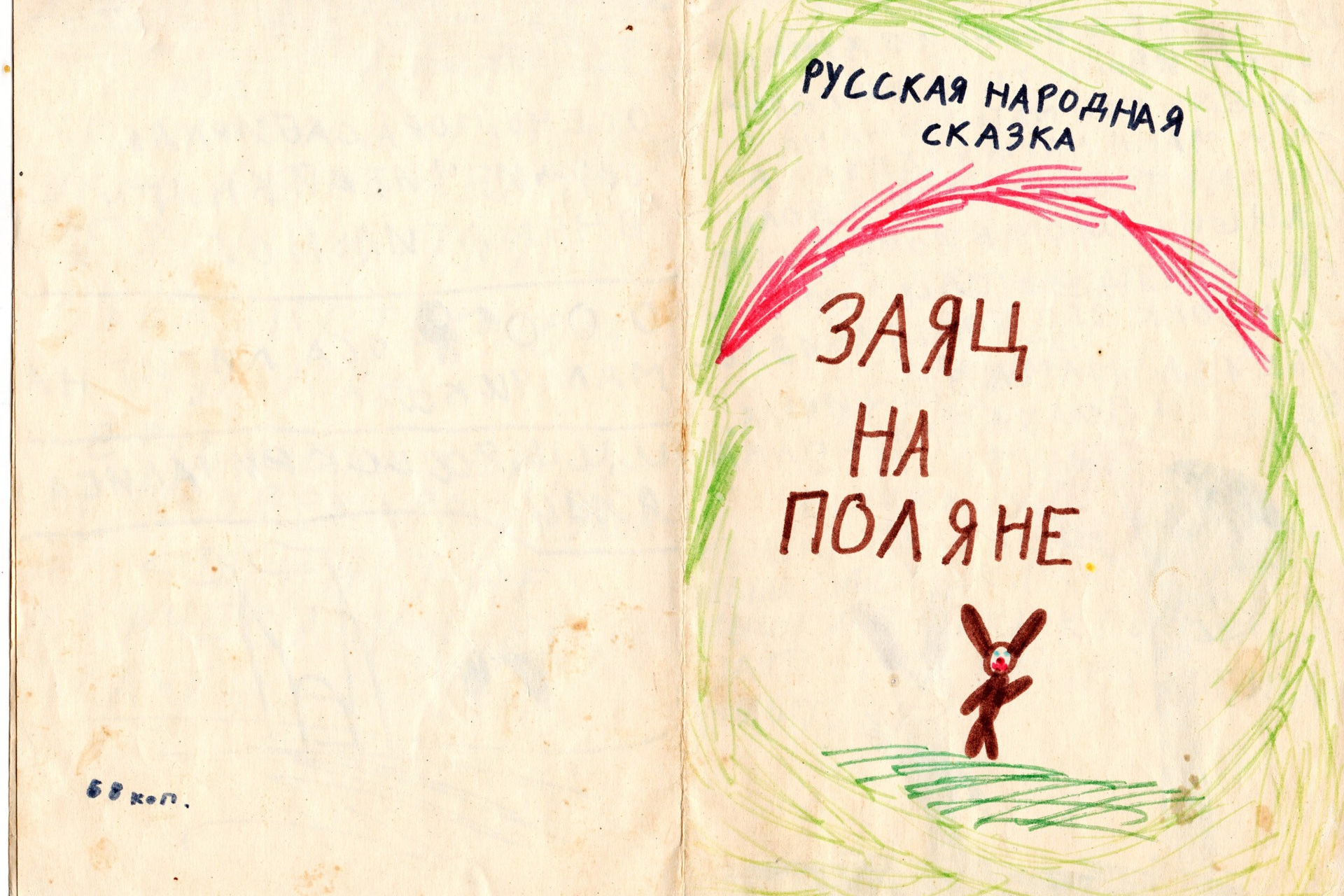 Заяц на поляне