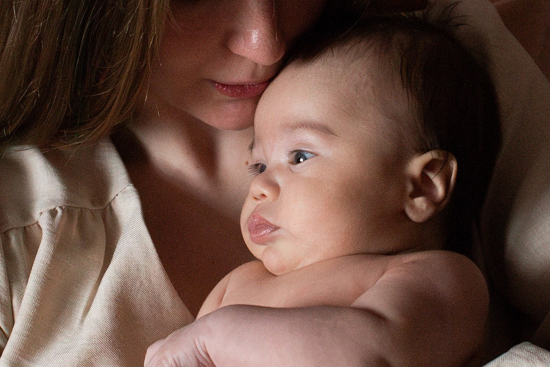 Оля, Андрей, Даня и Паша, домашняя фотосессия с грудничком