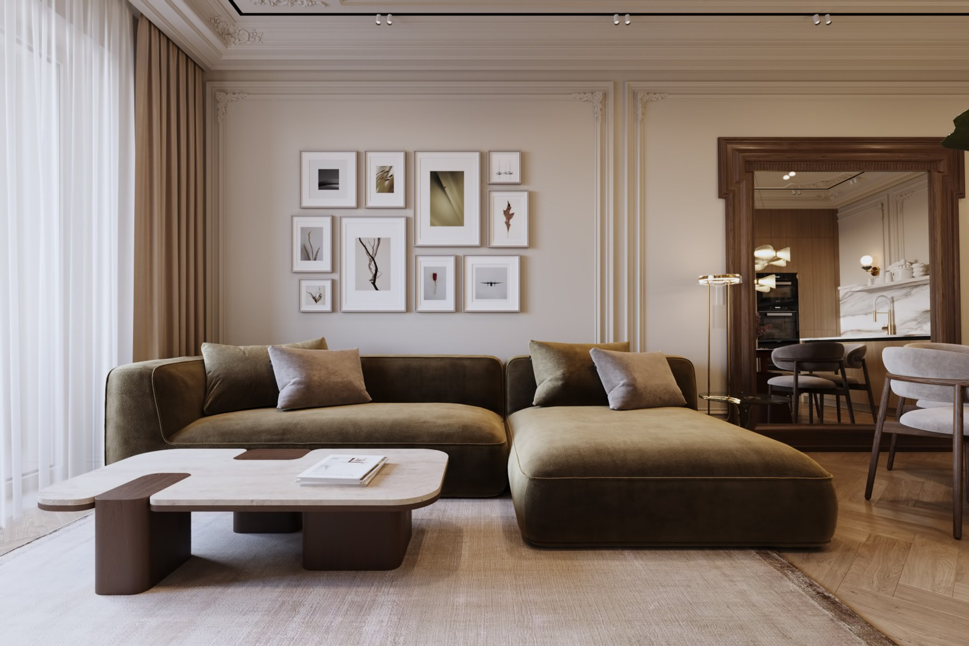 АППАРТАМЕНТЫ «ОЛИМП» / квартира, 105 м²