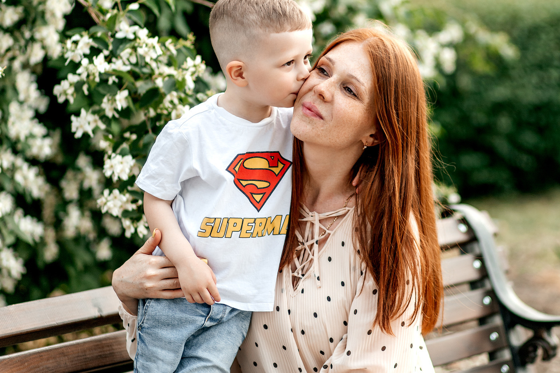 Фотопрогулка с мамой в парке.