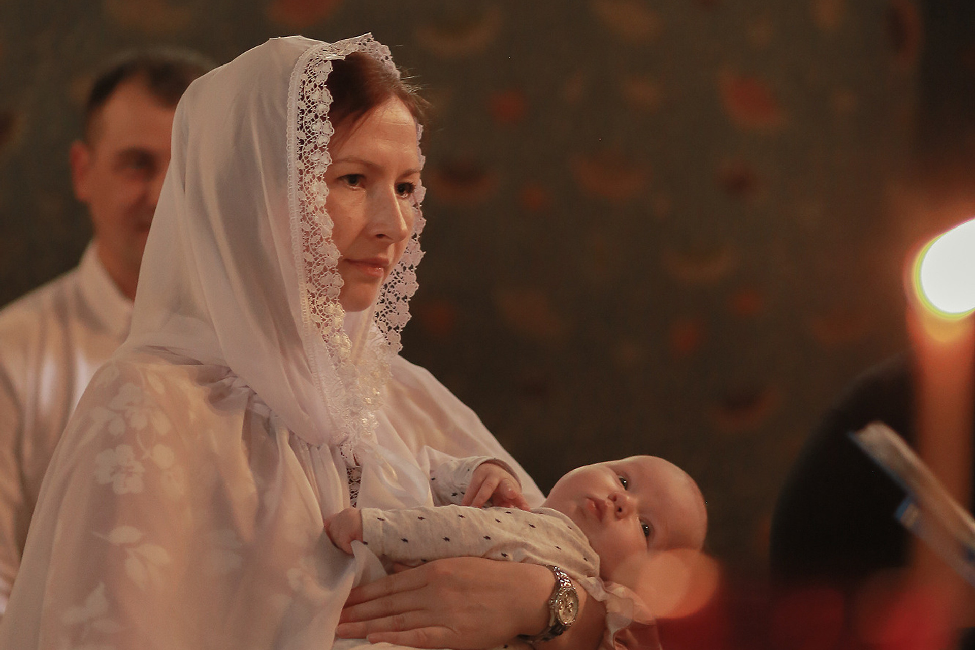 Крещение Серёженьки. Храм Святого Тихона