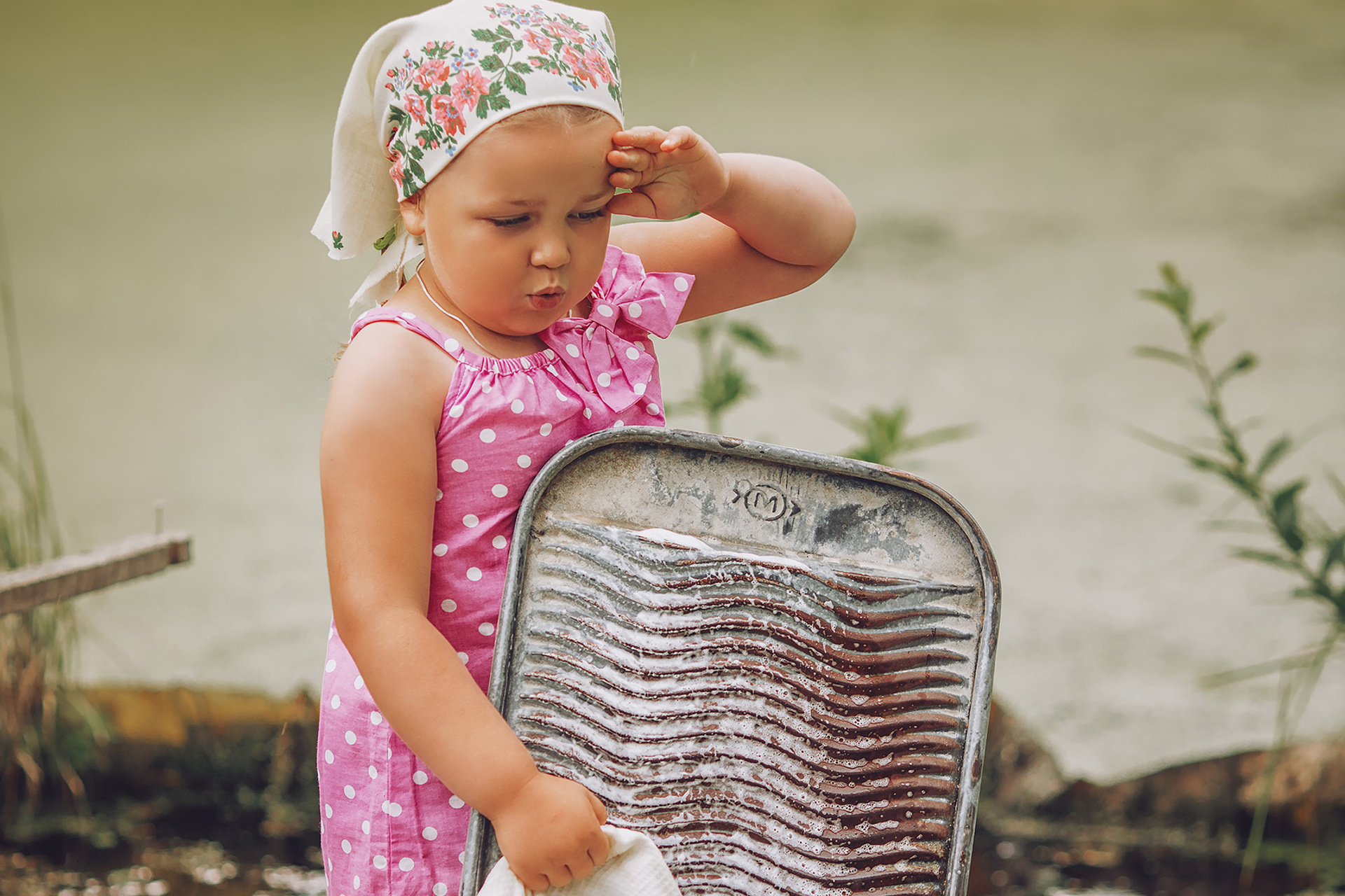 Полинкина стирка