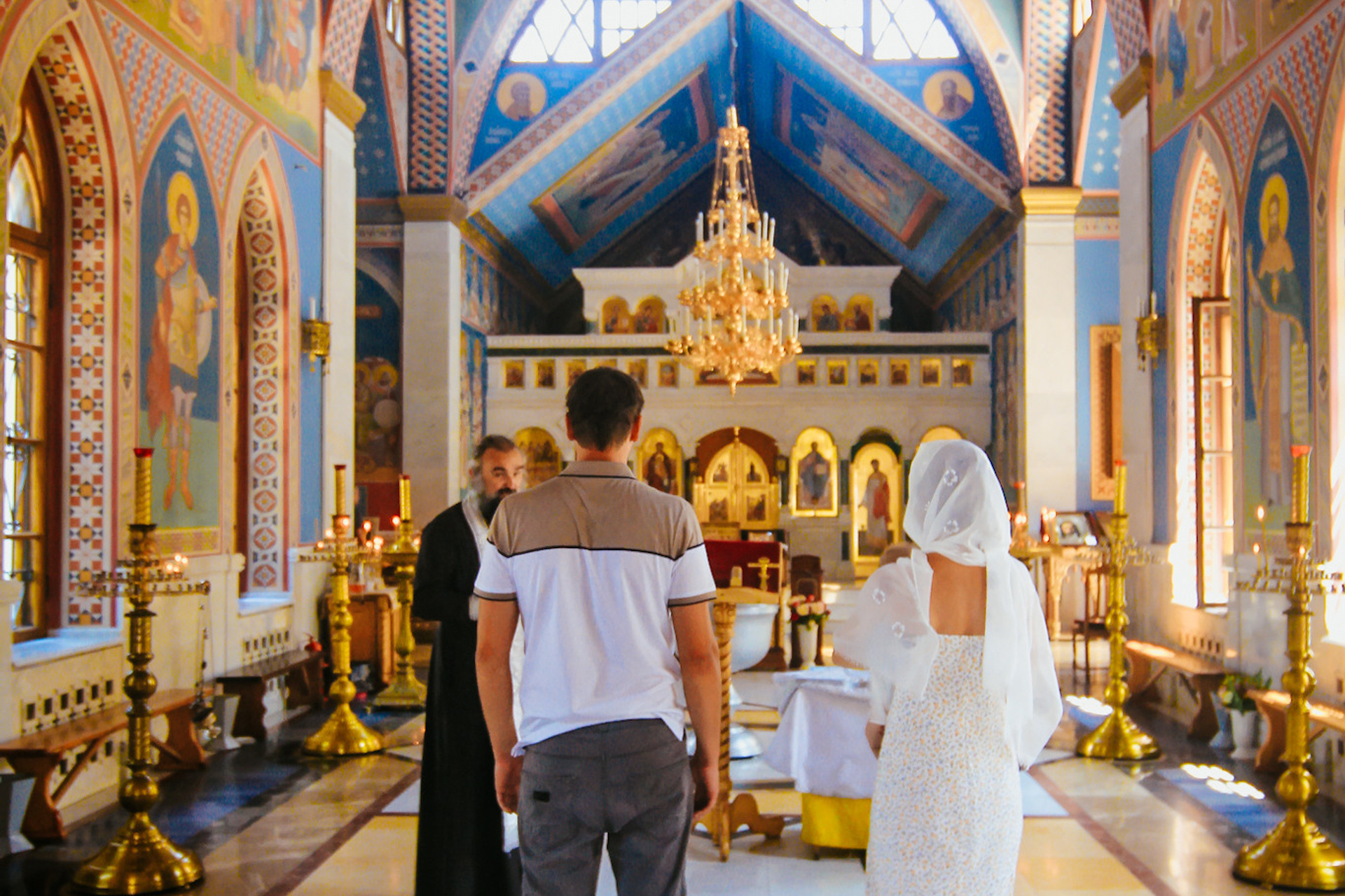 «Церковь всех Крымских святых и Федора Стратилата» Крещение Алушта. Фотограф в Крыму Григорий
