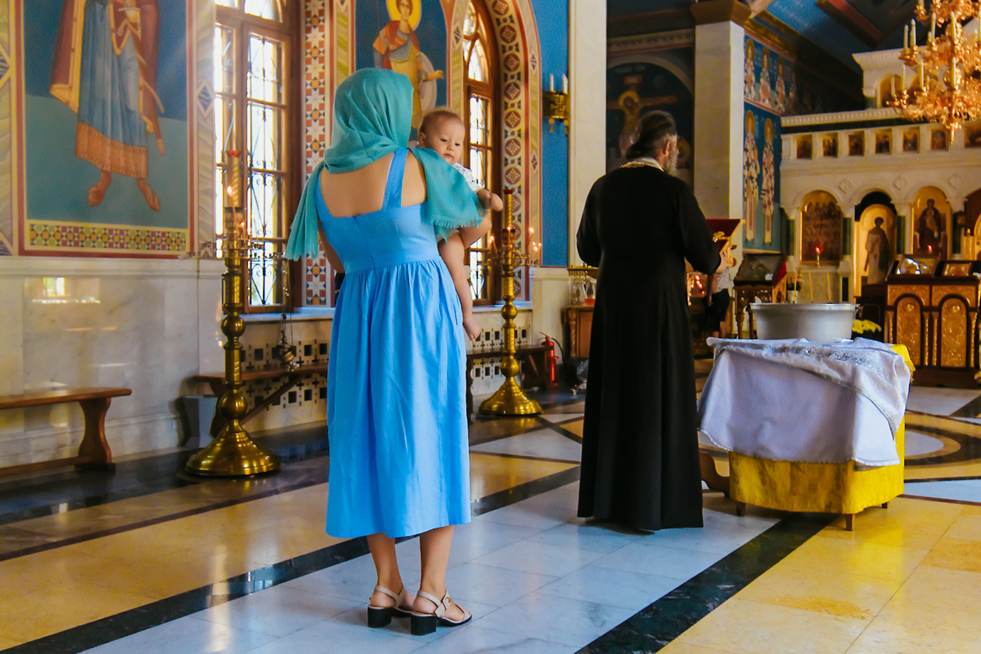 «Церковь всех Крымских святых и Федора Стратилата» Крещение Алушта. Фотограф в Крыму Григорий