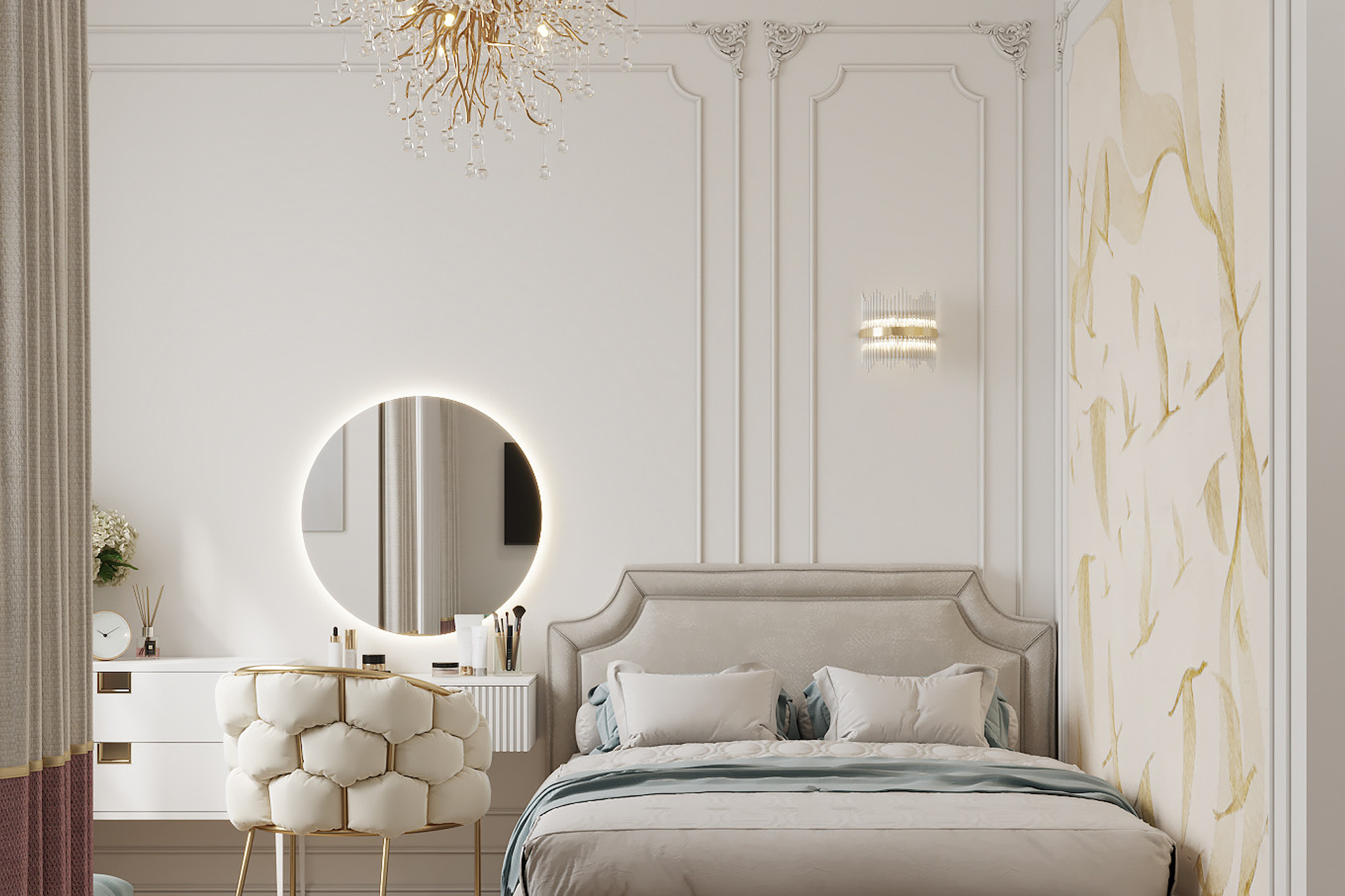 Квартира-студия для стильной девушки 27 м²