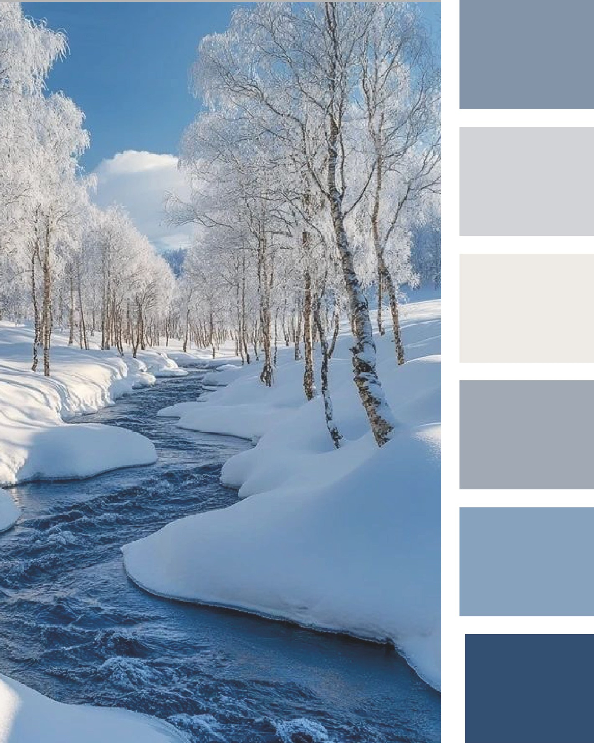 Цветовые палитры WINTER COLOURS COOL