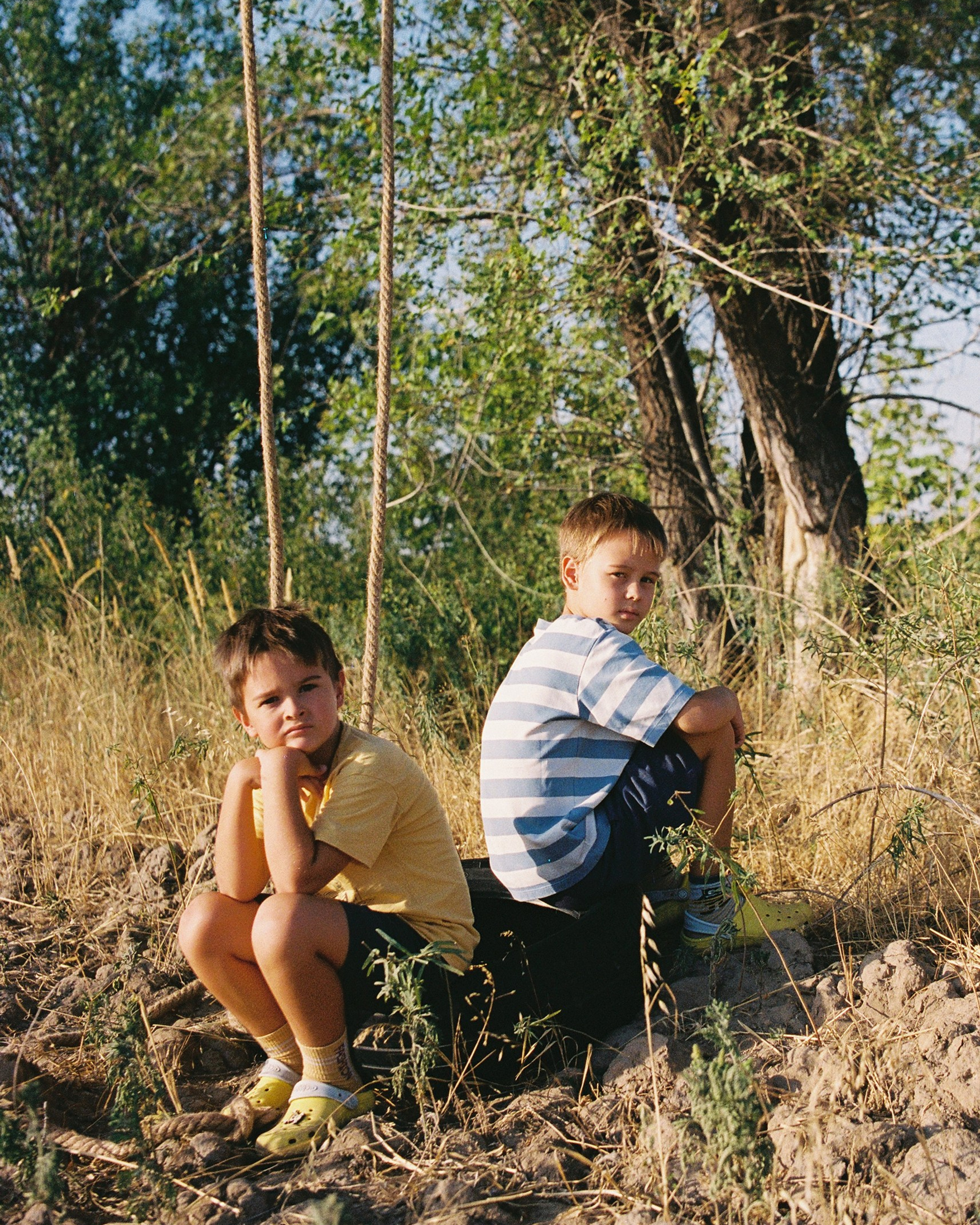 Семейная съёмка на плёнку.