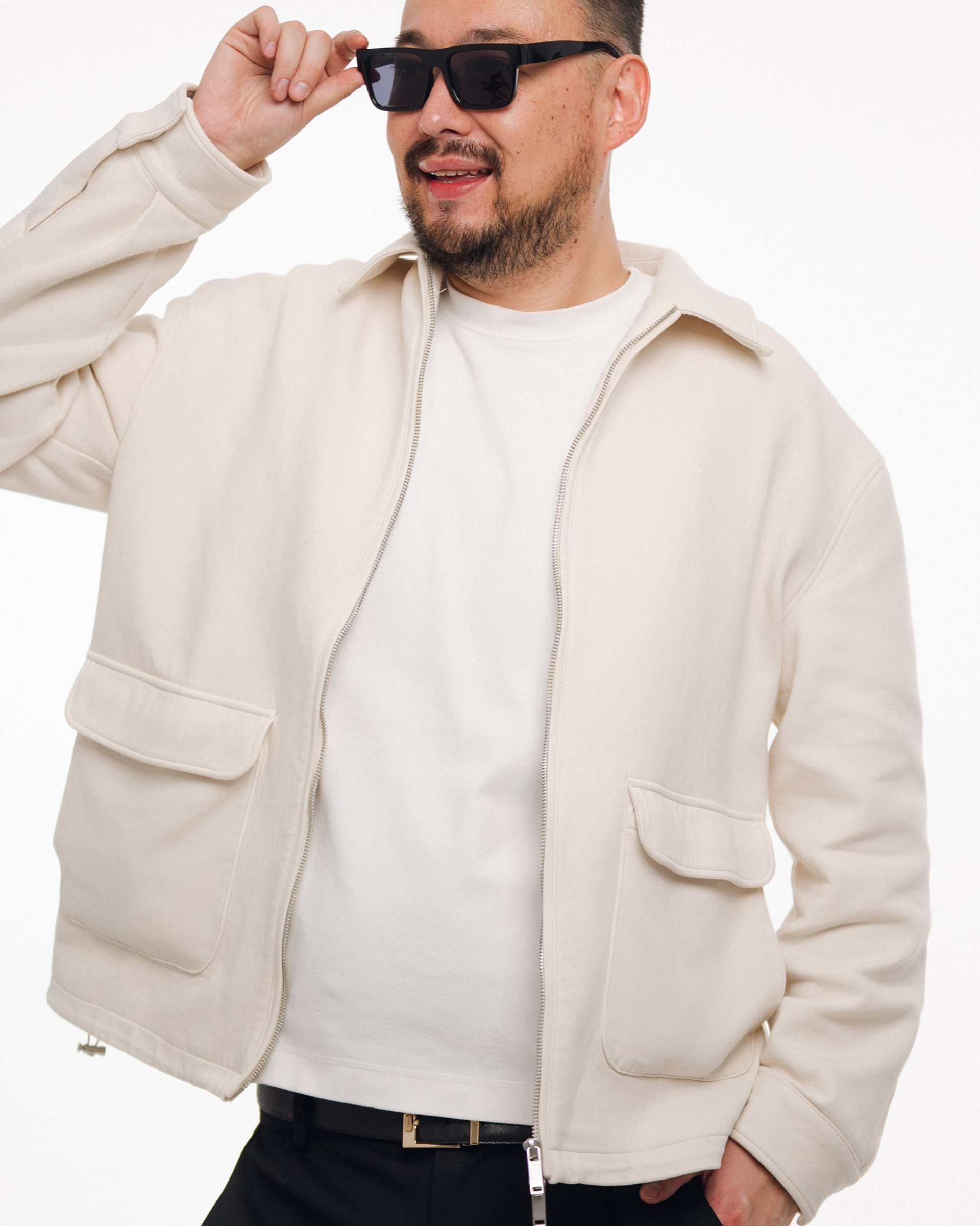 Мужской портрет в фотостудии