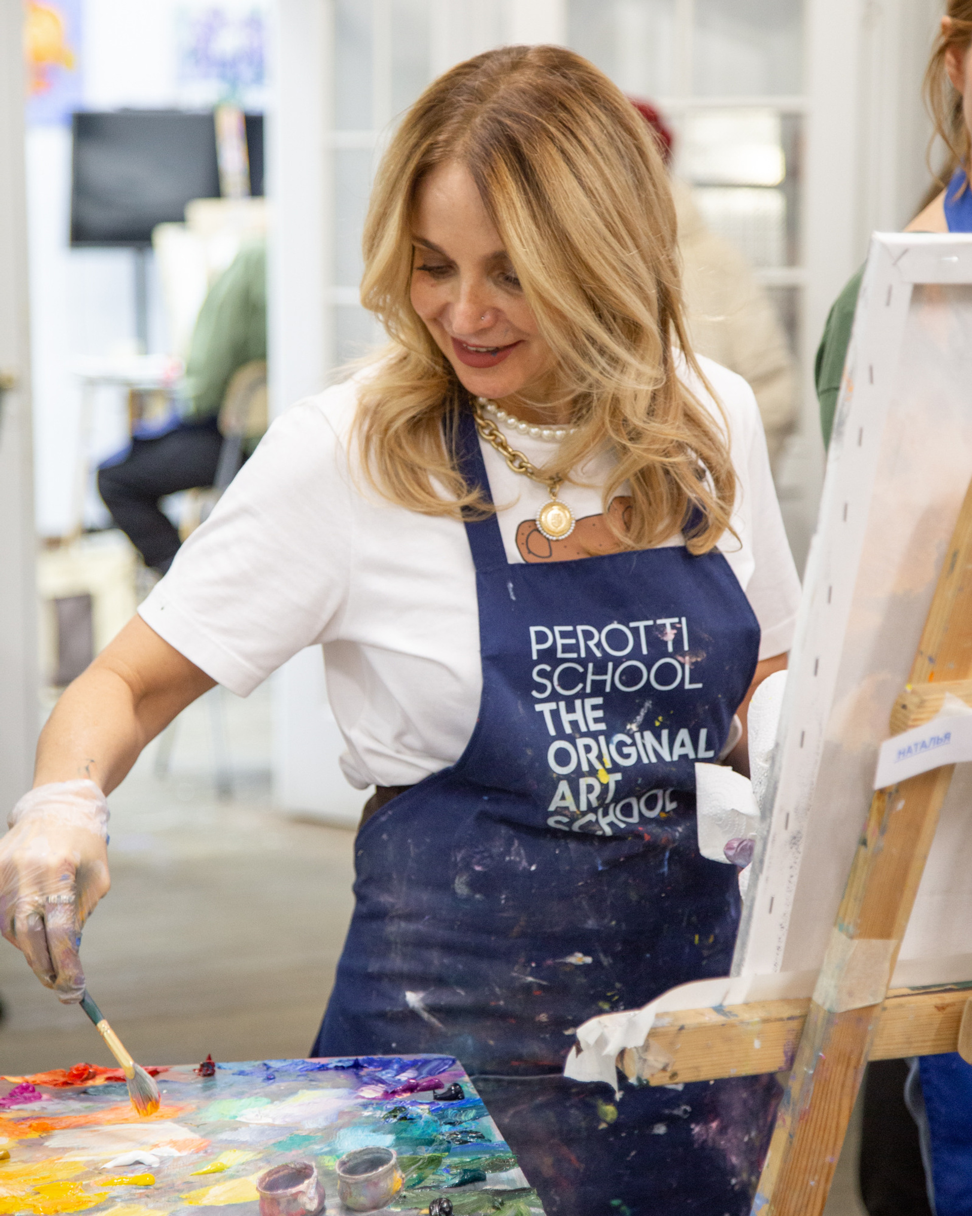 Мастер-класс Многоцветие в школе Перотти