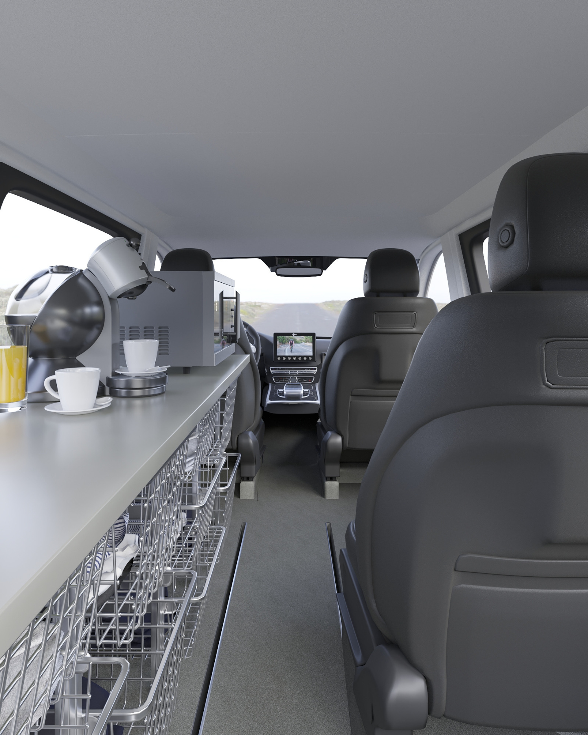 МОДЕРНИЗАЦИЯ МИНИВЭНА MERCEDES (МОНАКО, МОНТЕ-КАРЛО)