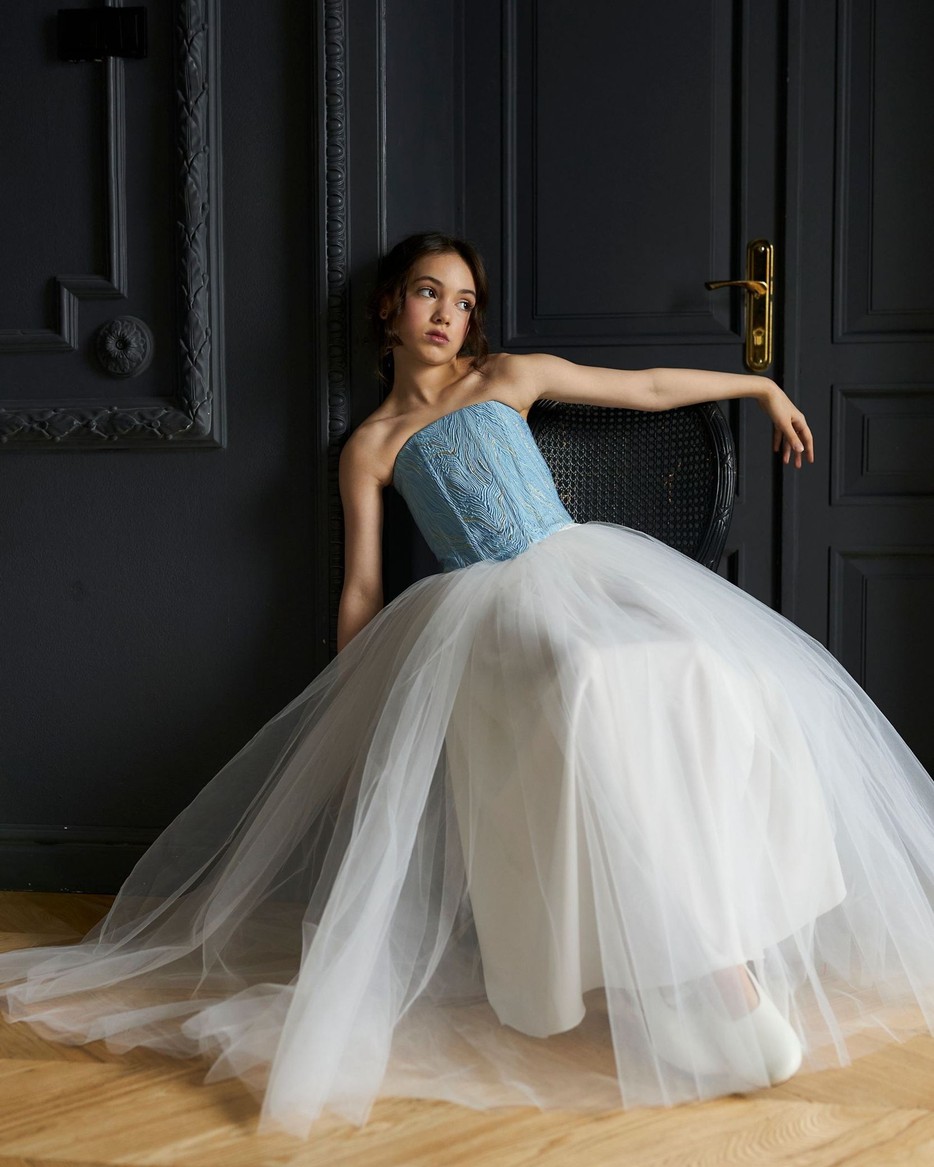 Корсет ‘Paris’ Blue Sky в голубом оттенке