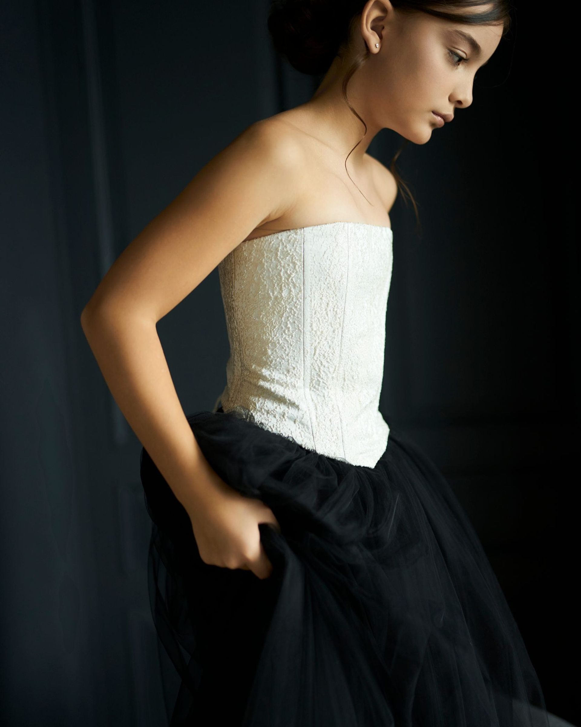 Корсет ‘Paris’ Champagne с перламутровым блеском